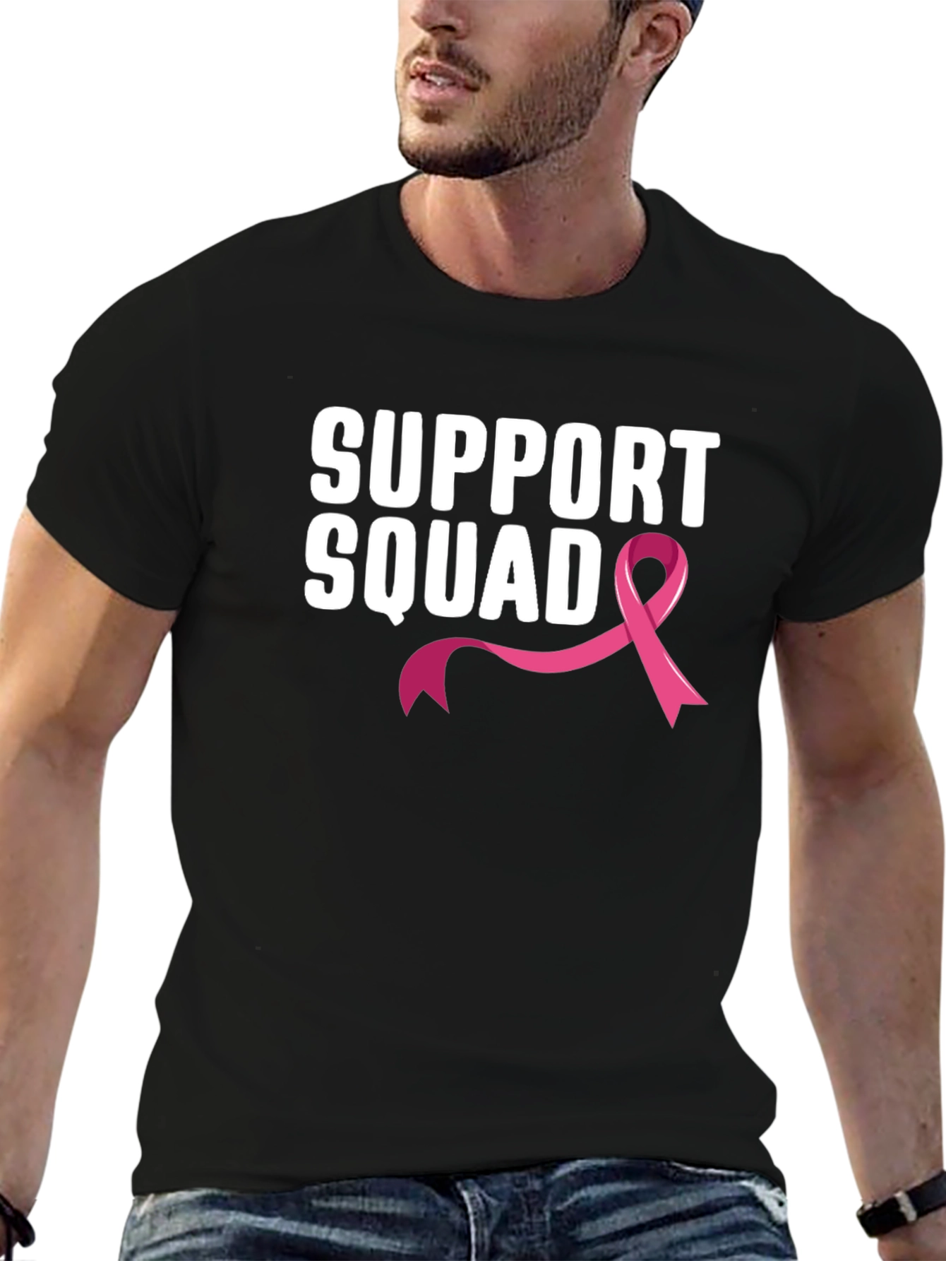 Support Squad Breast Cancer Awareness T-Shirt