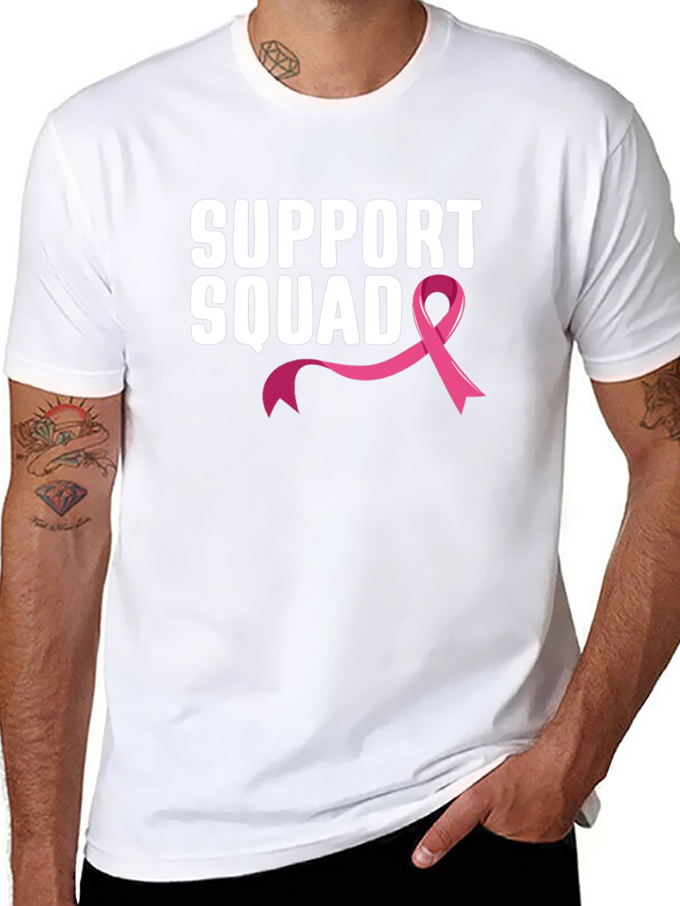 Support Squad Breast Cancer Awareness T-Shirt