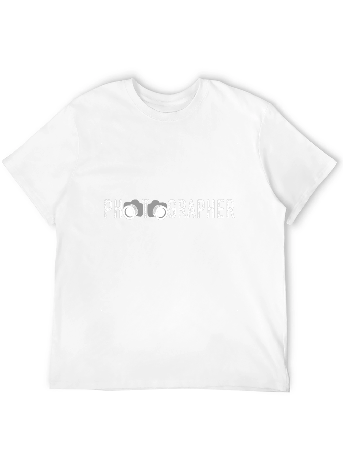 Photographer Graphic Tee - Black Cotton T-Shirt
