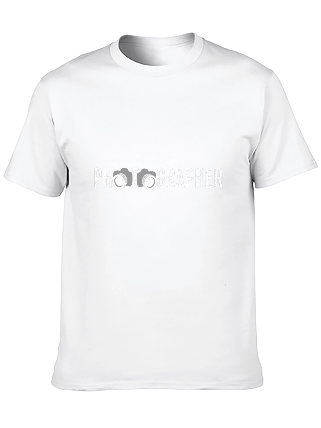 Photographer Graphic Tee - Black Cotton T-Shirt