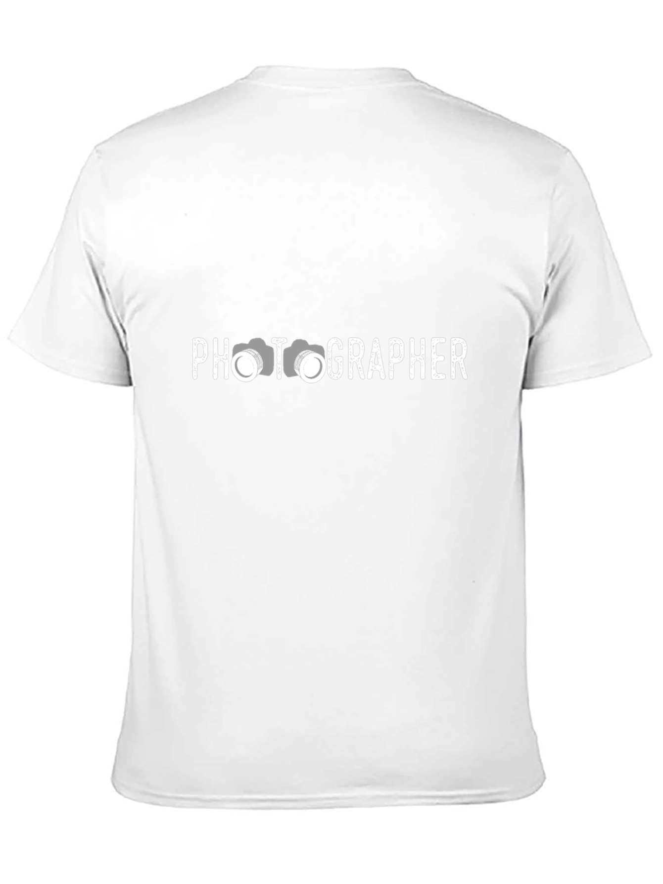 Photographer Graphic Tee - Black Cotton T-Shirt