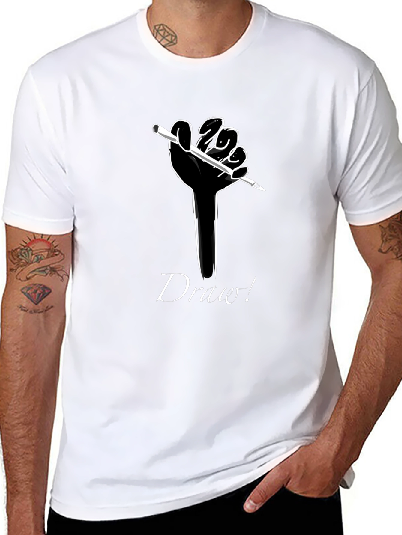 Draw T-Shirt: Artistic Expression Tee