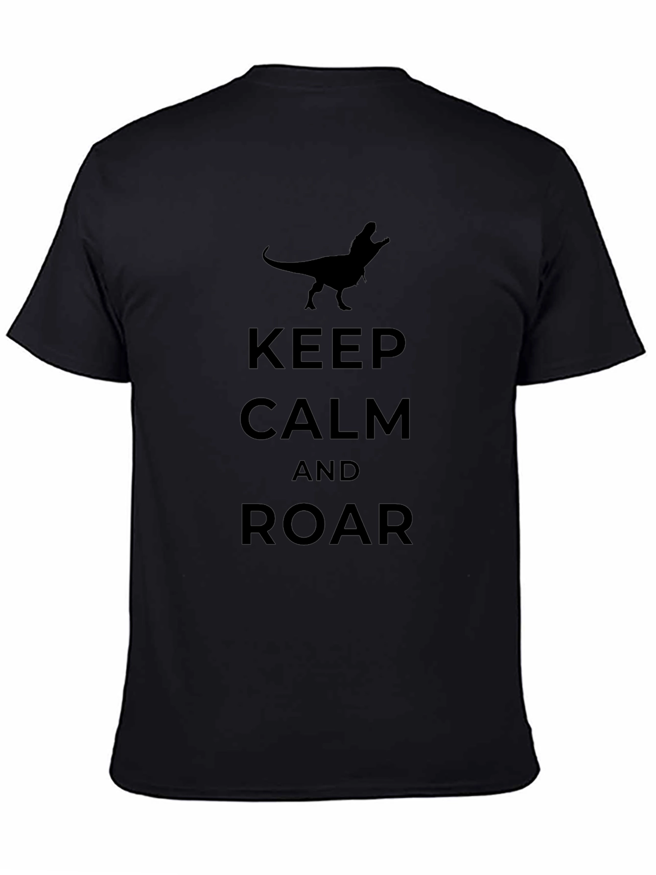 Keep Calm and Roar Dinosaur Graphic Tee