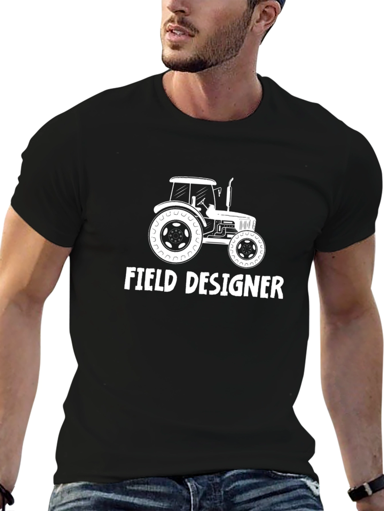 Field Designer Tractor Graphic T-Shirt