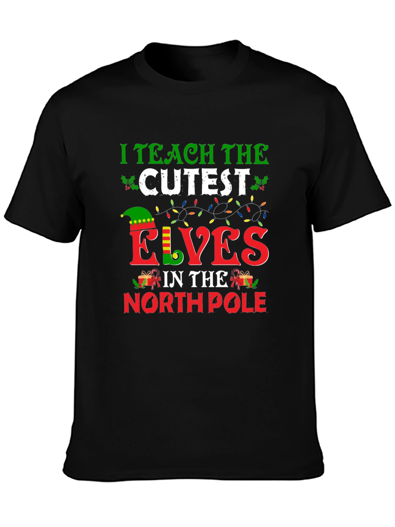 I Teach the Cutest Elves Christmas T-Shirt