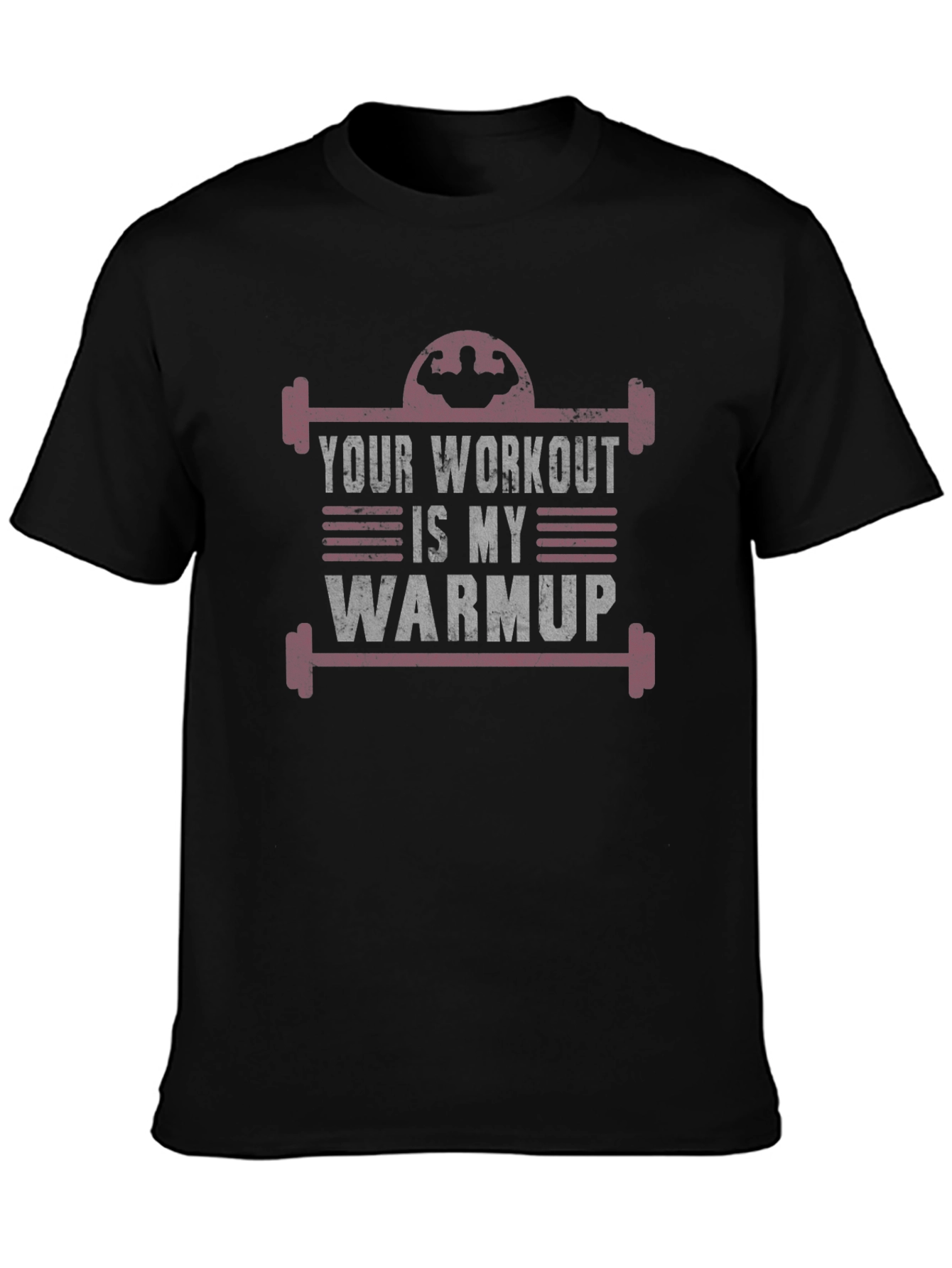 Workout Warmup Graphic T-Shirt - Gym Motivation