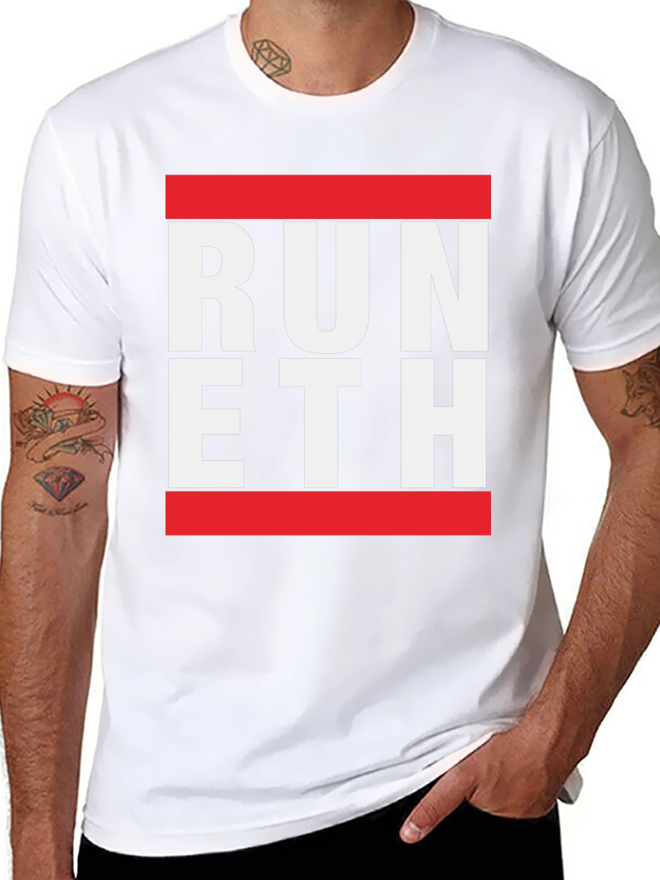 Run ETH T-Shirt - Black