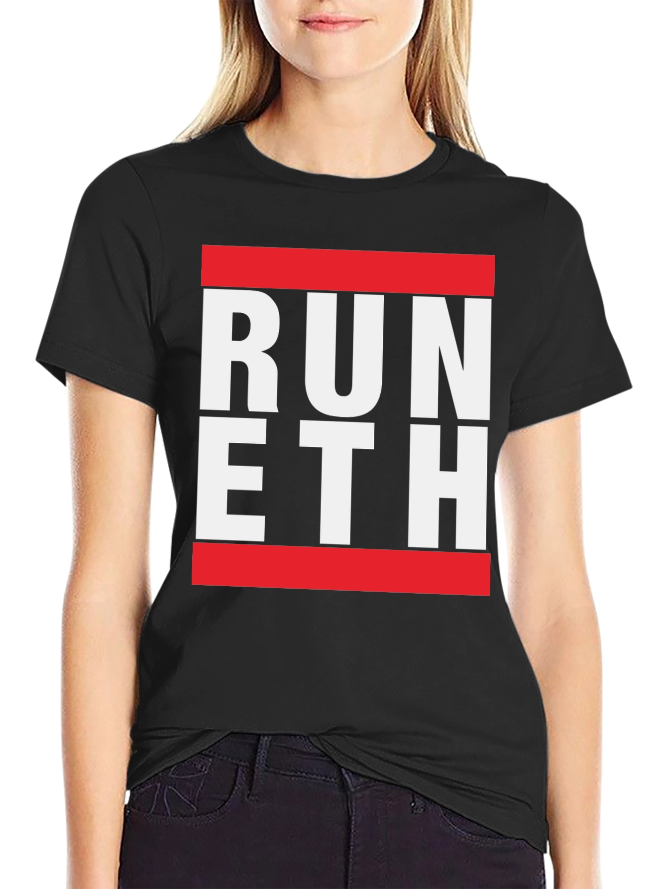 Run ETH T-Shirt - Black