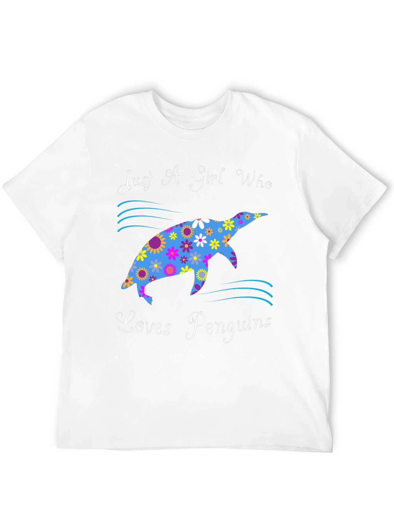 Just A Girl Who Loves Penguins Graphic Tee