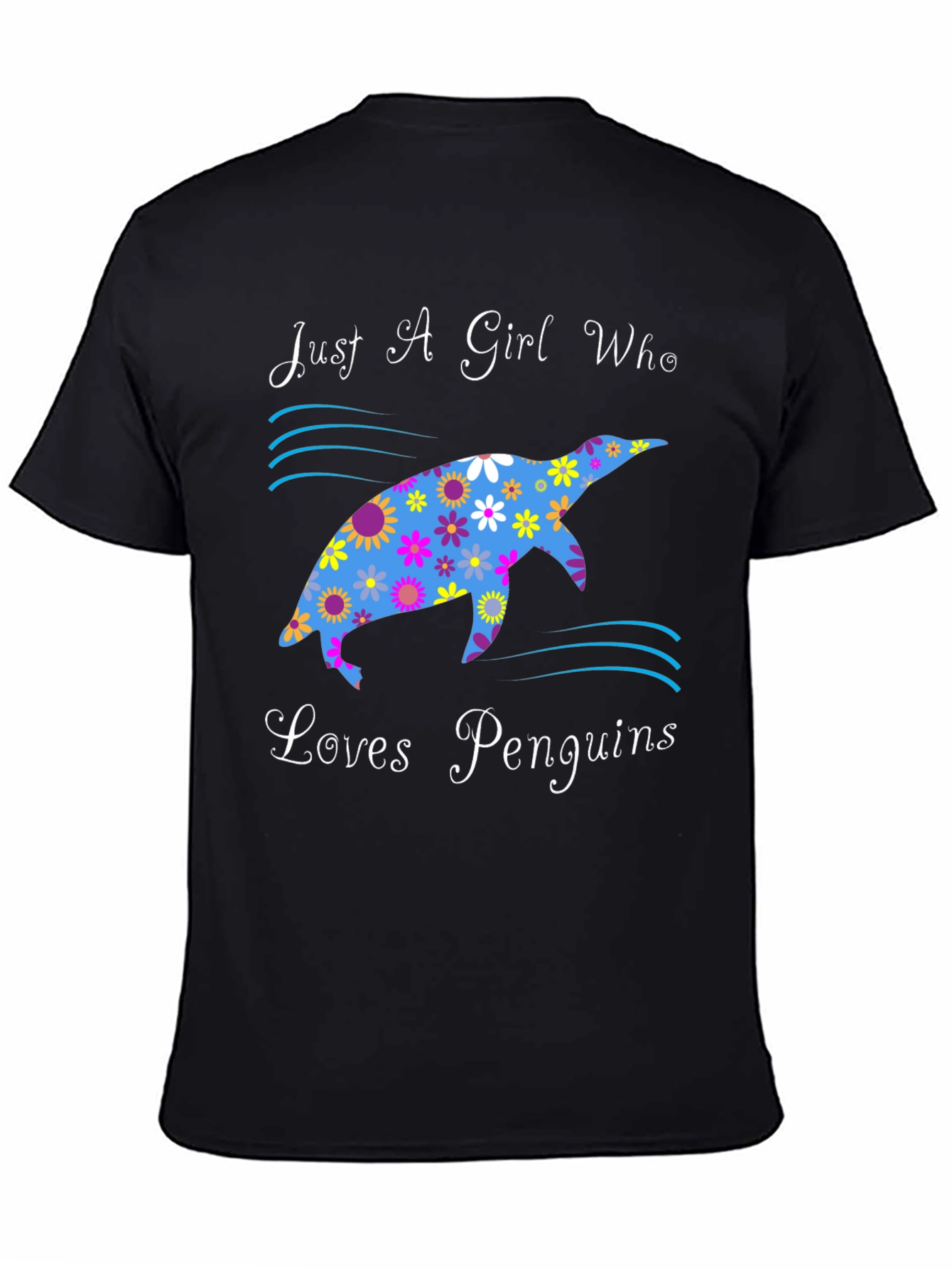 Just A Girl Who Loves Penguins Graphic Tee