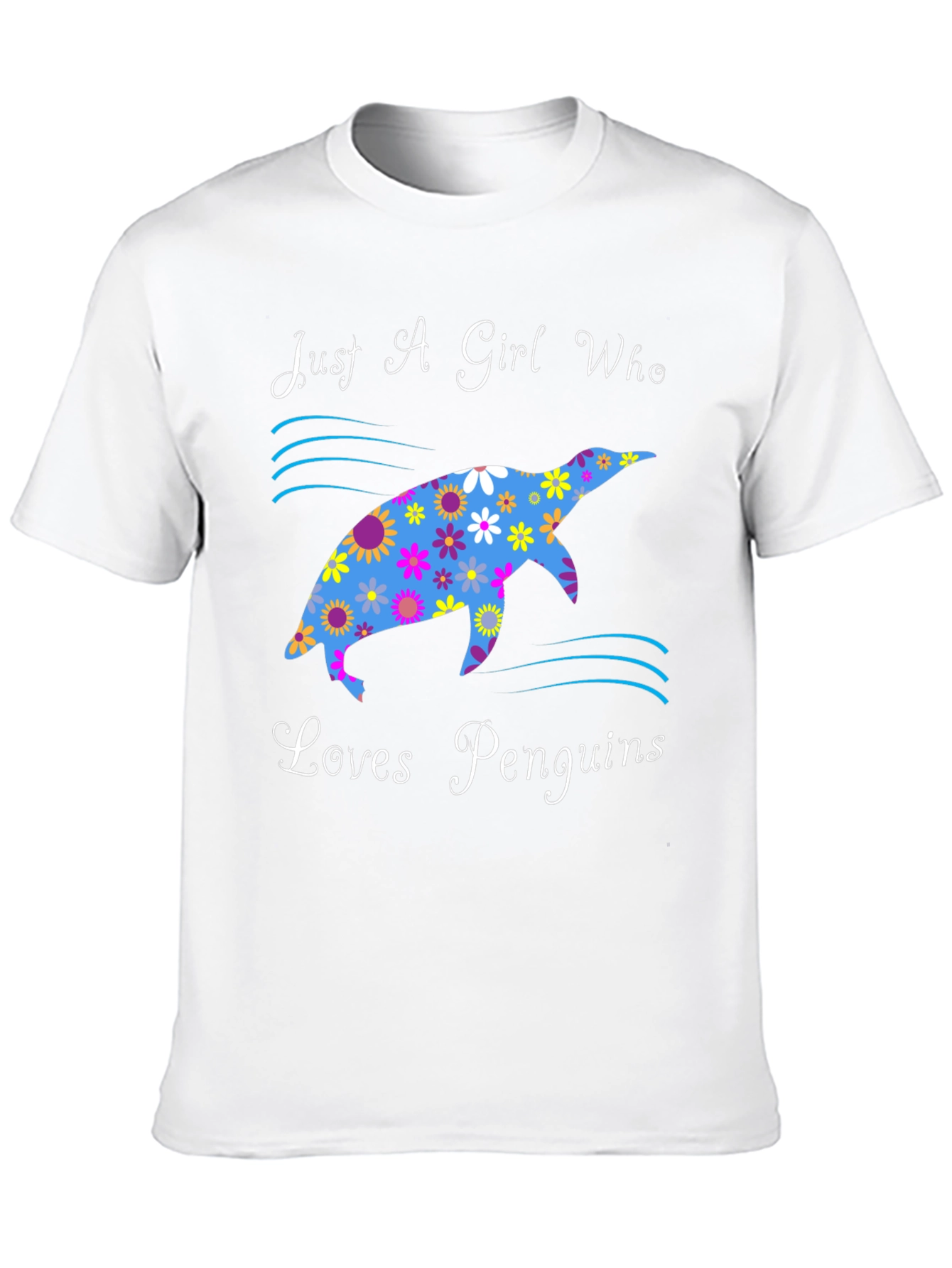 Just A Girl Who Loves Penguins Graphic Tee