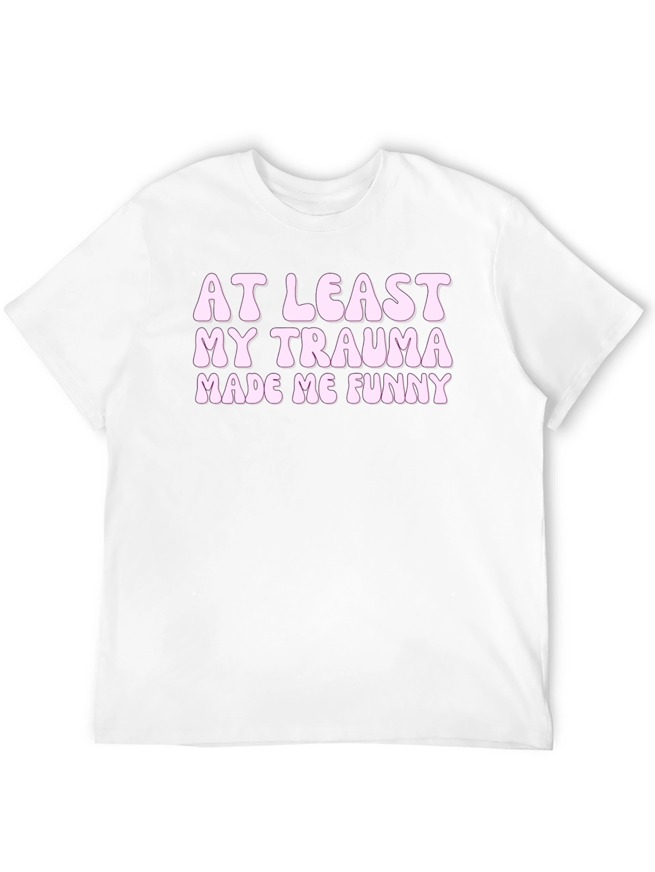 Funny Trauma Graphic Tee - Black Unisex T-Shirt