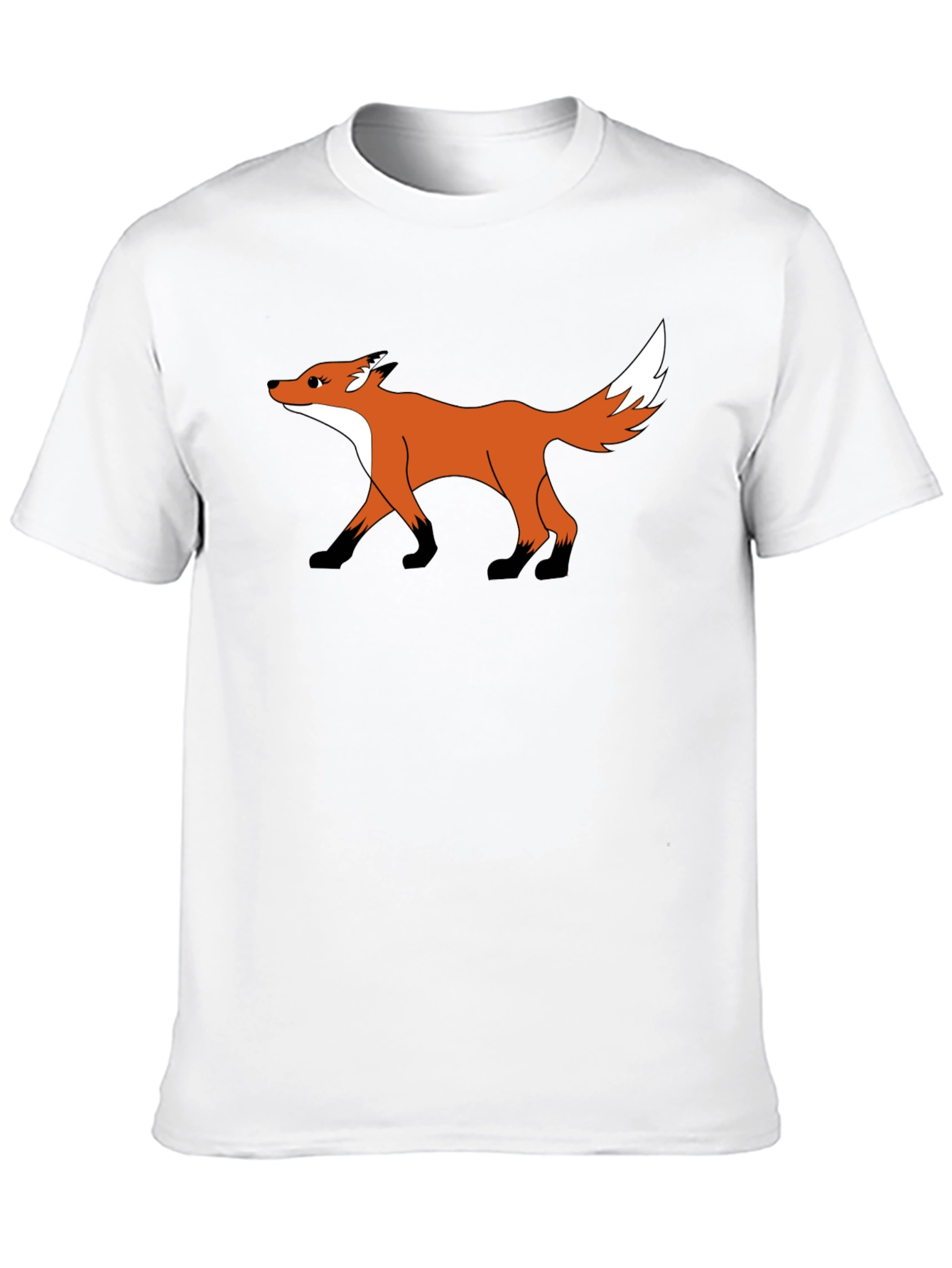 Fox Graphic T-Shirt - Casual Wear