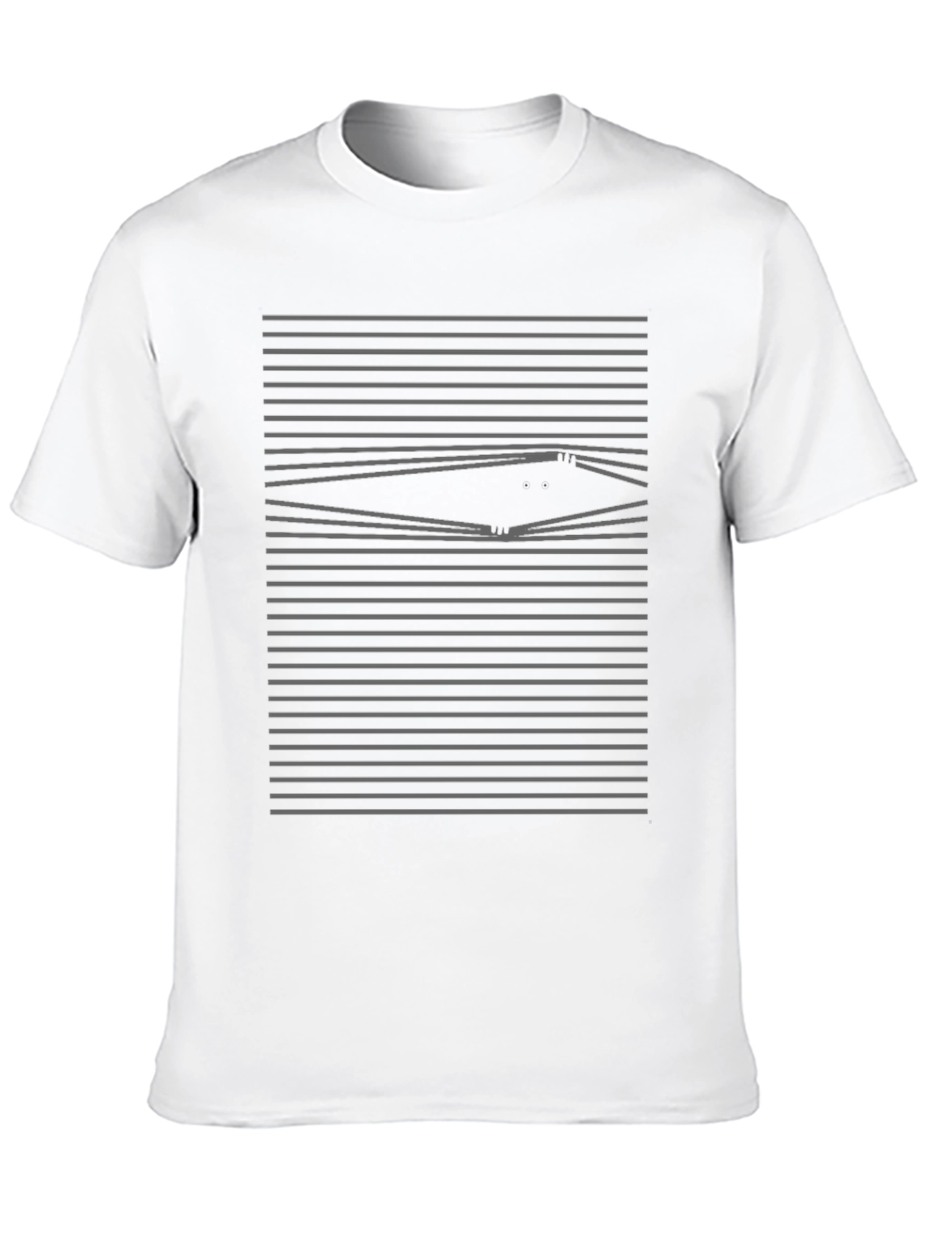 Peeking Eyes Graphic T-Shirt - Black