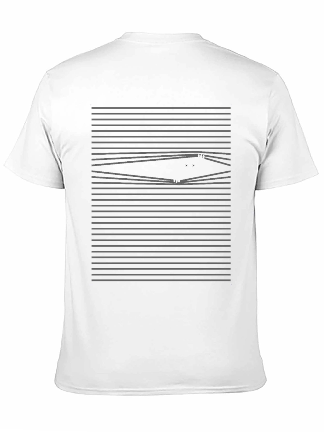 Peeking Eyes Graphic T-Shirt - Black
