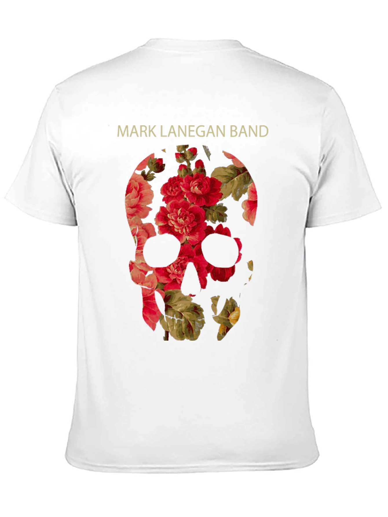 Floral Skull Graphic T-Shirt