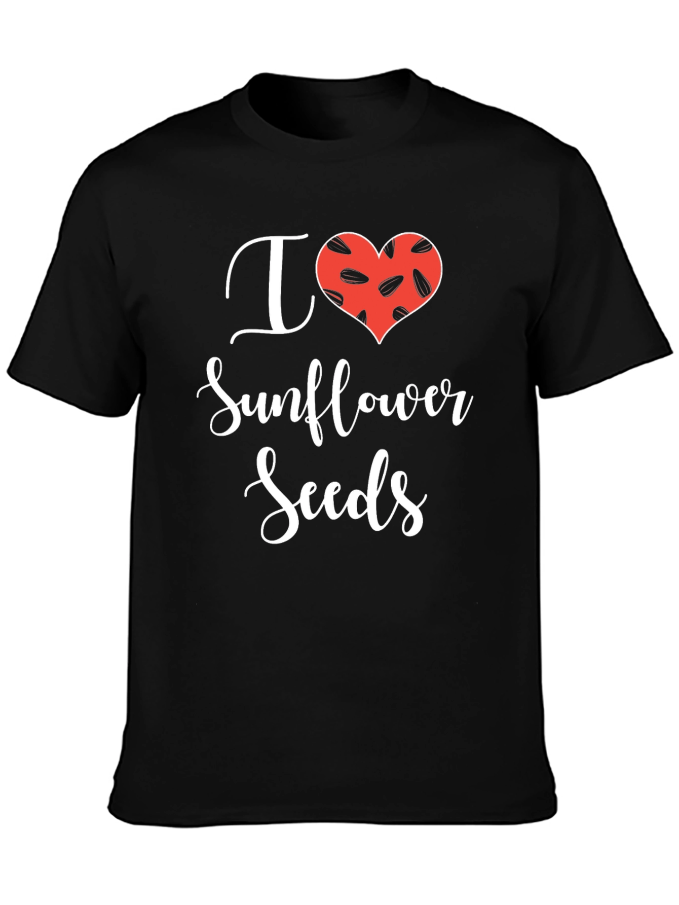 I Love Sunflower Seeds Graphic T-Shirt