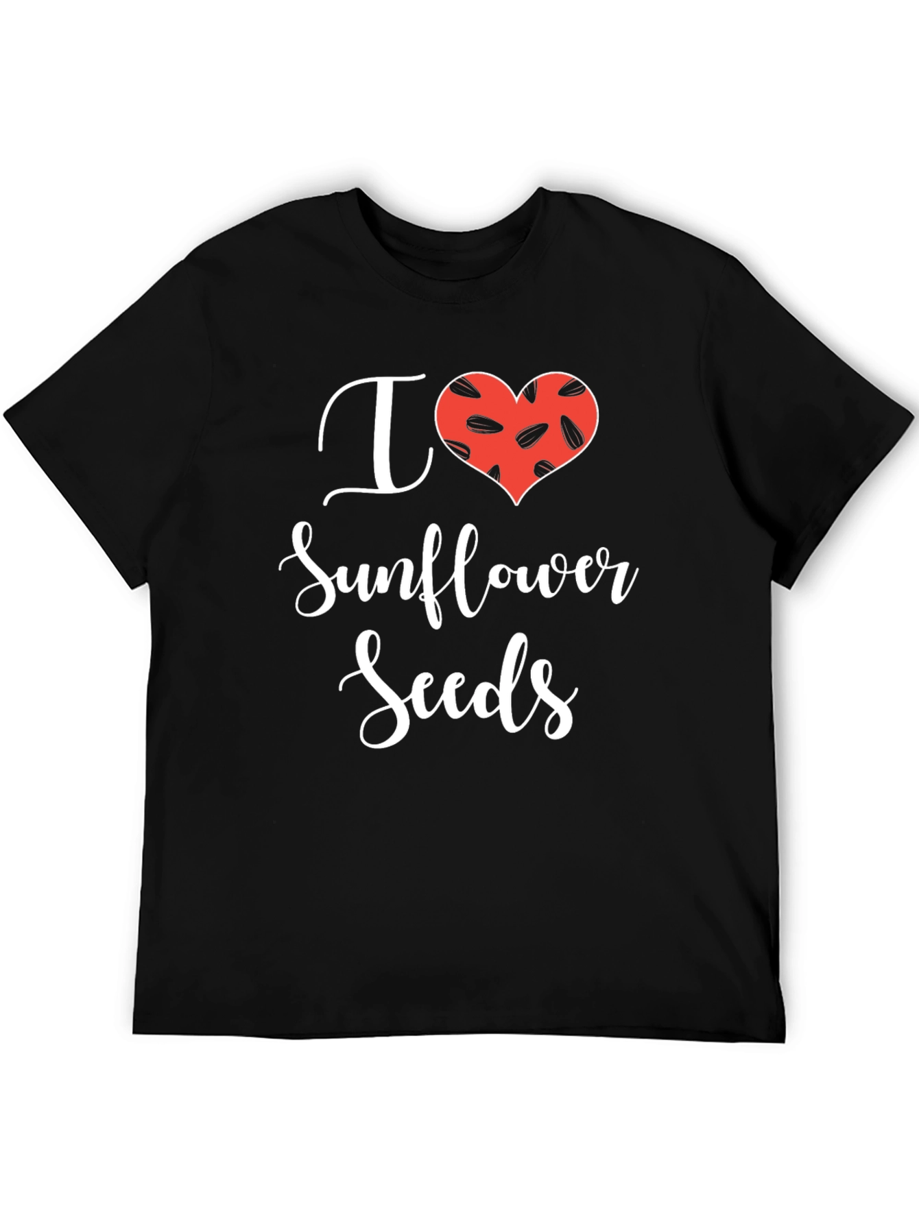 I Love Sunflower Seeds Graphic T-Shirt