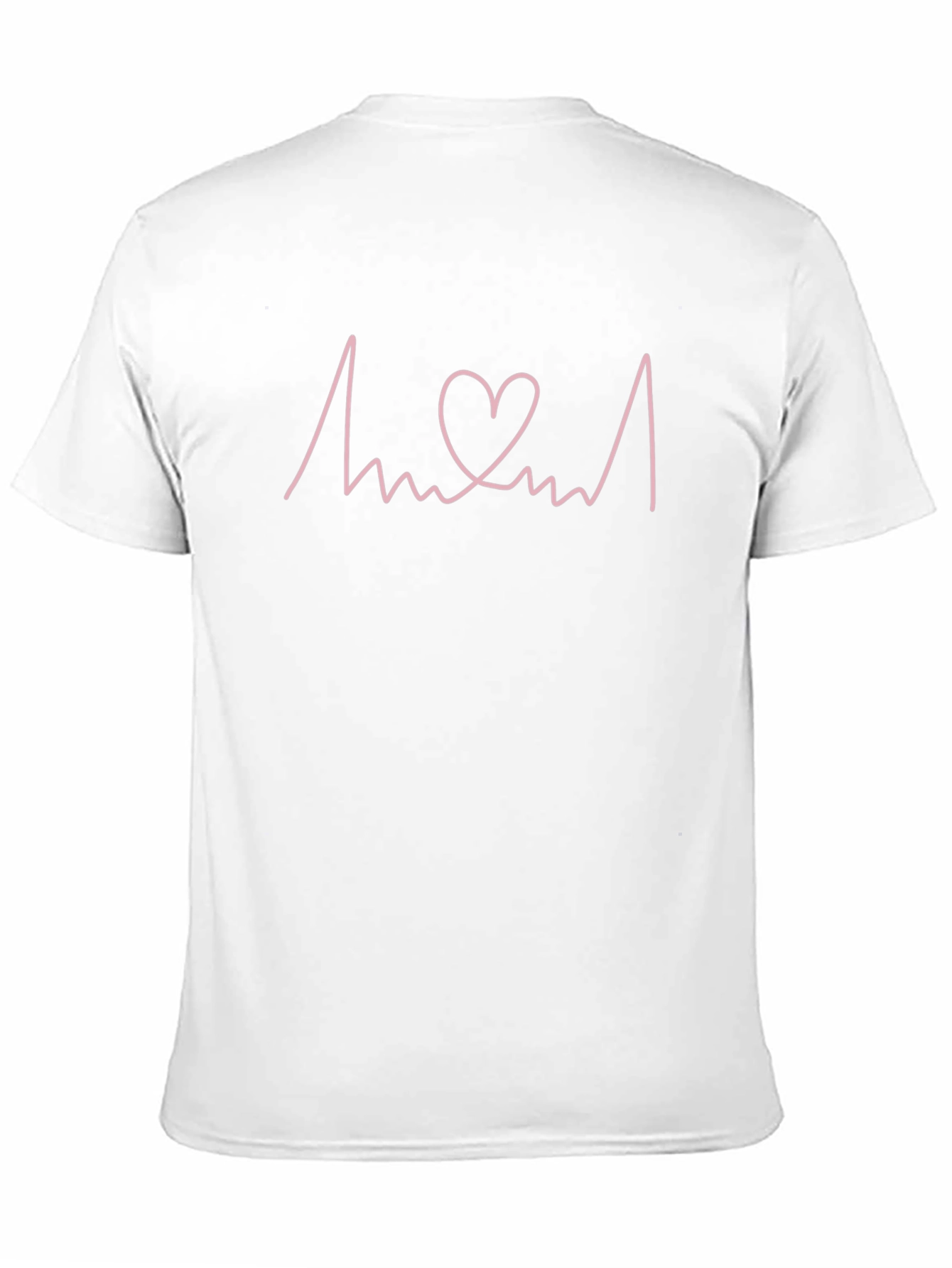 Heartbeat Love Graphic Tee - Black