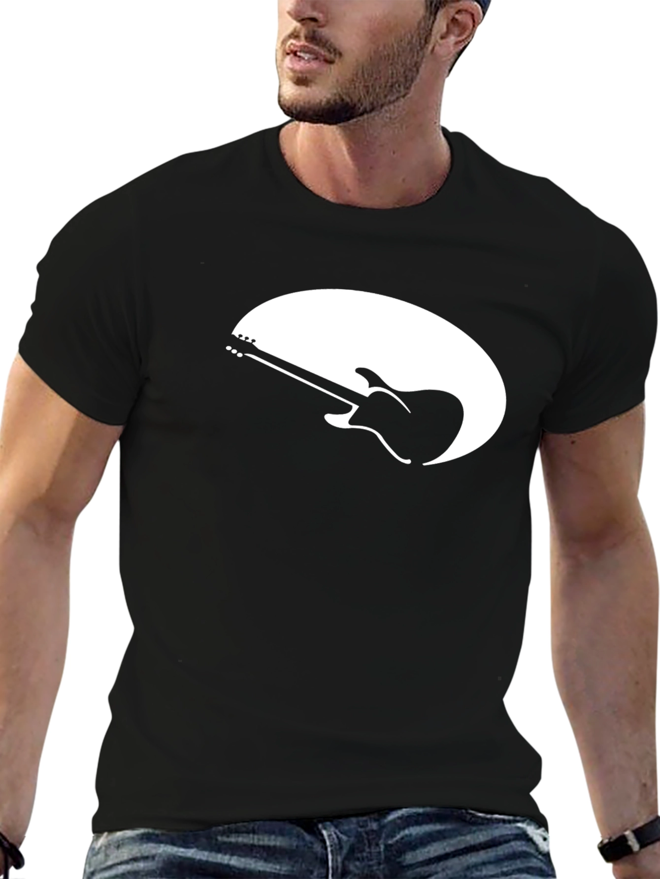 Guitar Graphic Tee - Stylish Music Lover T-Shirt