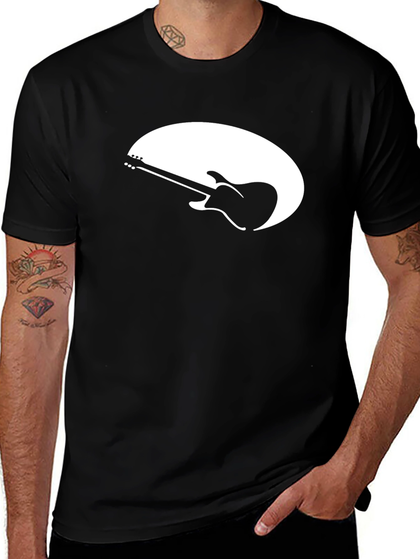 Guitar Graphic Tee - Stylish Music Lover T-Shirt