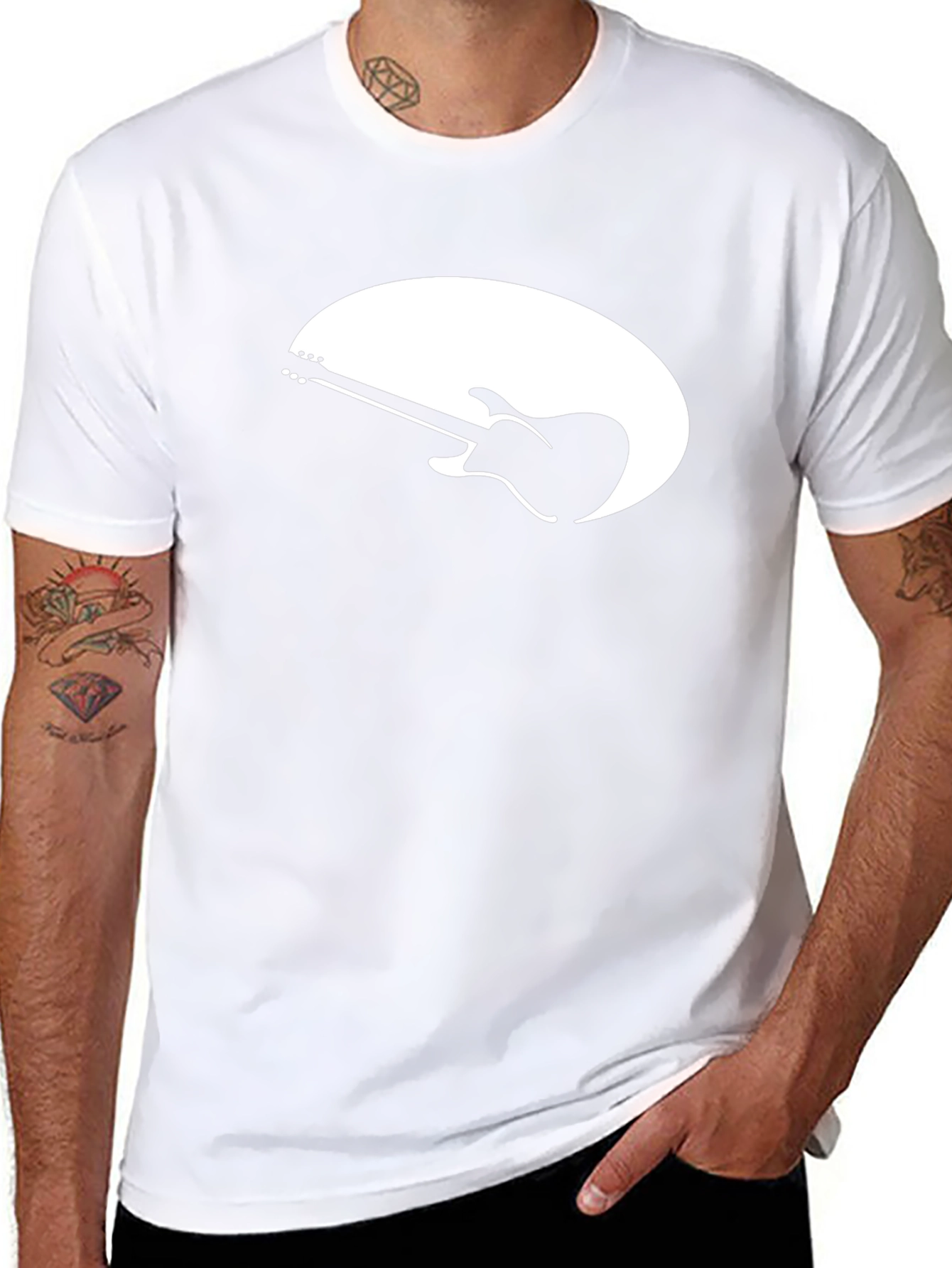 Guitar Graphic Tee - Stylish Music Lover T-Shirt