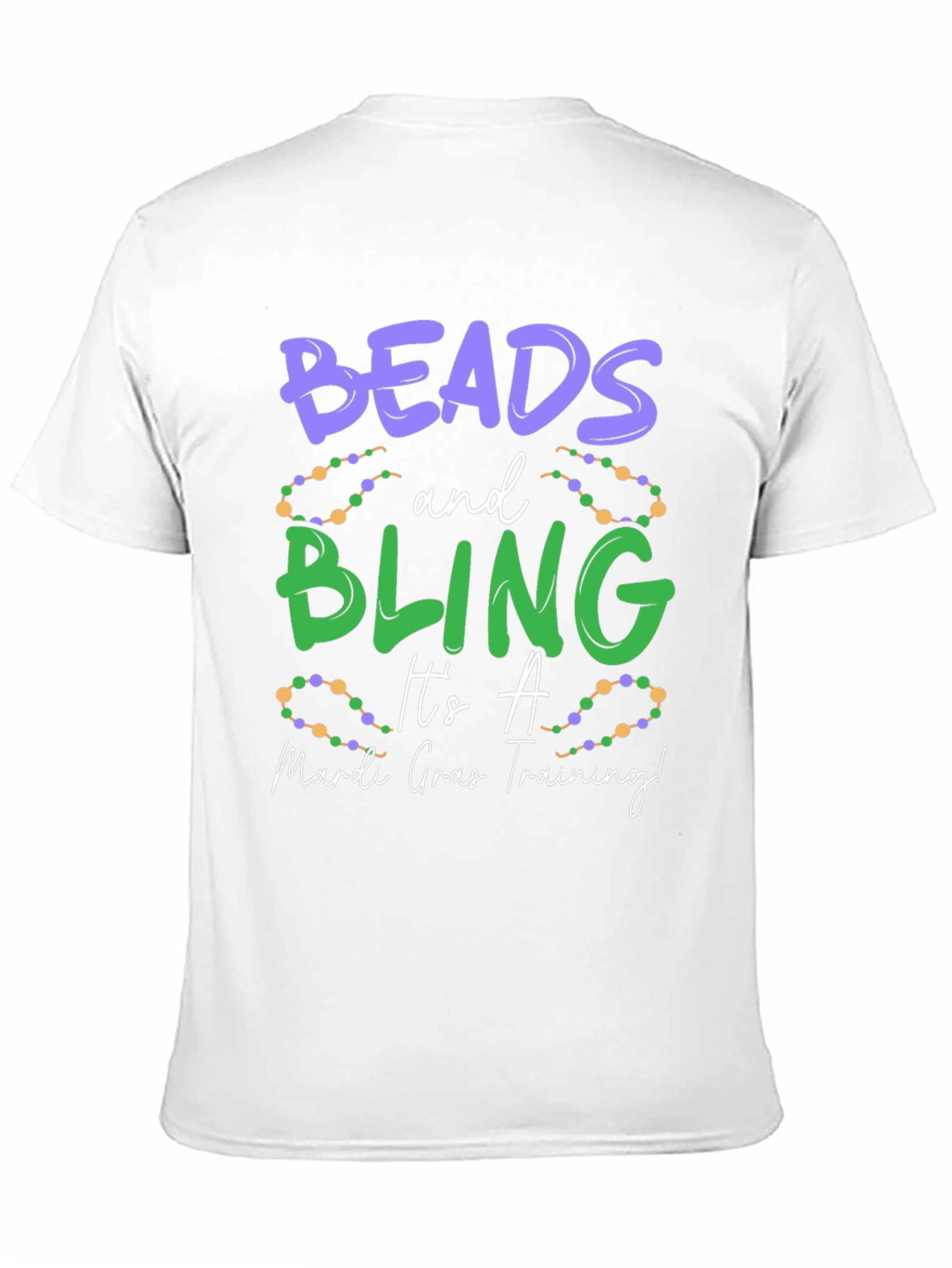 Beads and Bling Mardi Gras T-Shirt