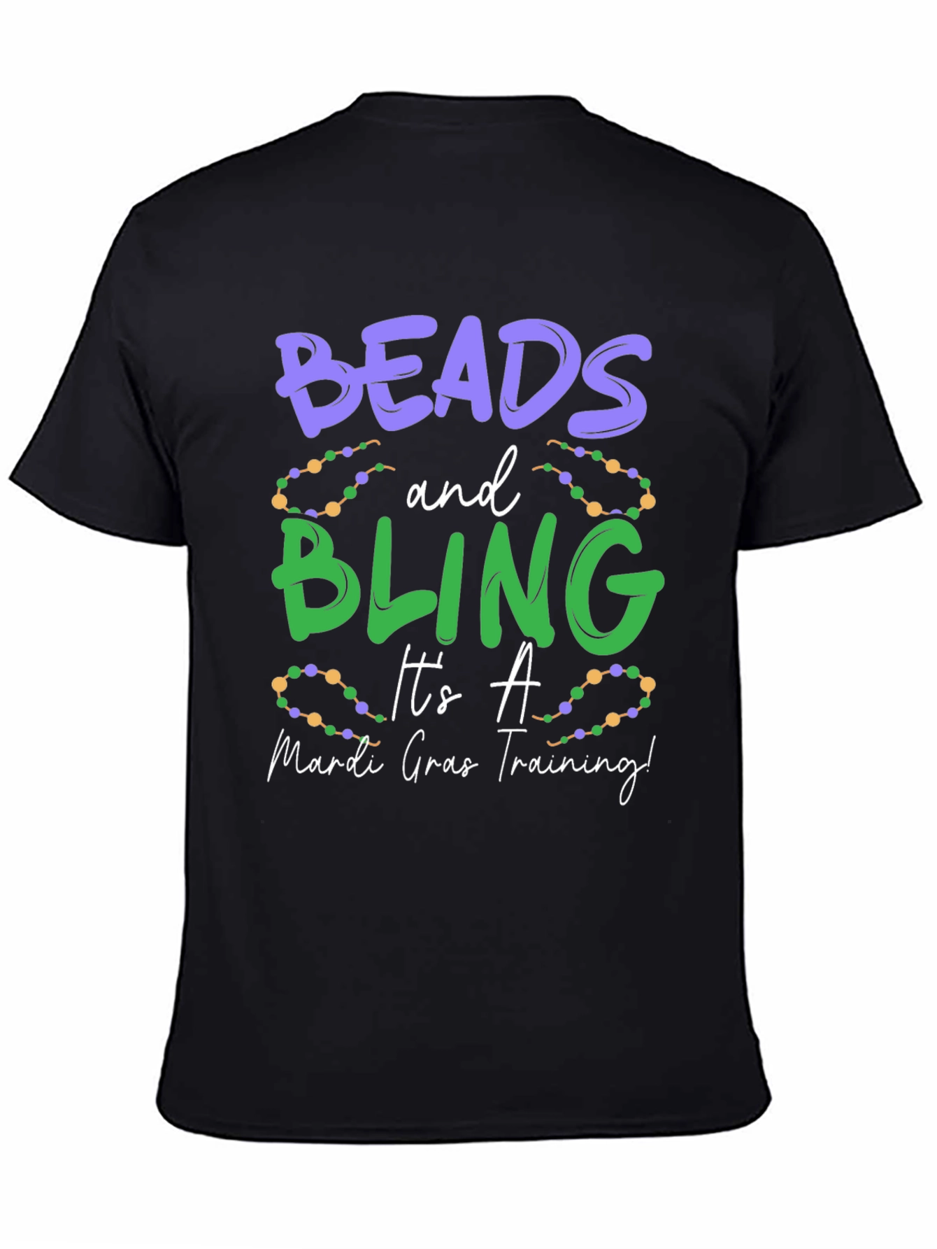 Beads and Bling Mardi Gras T-Shirt
