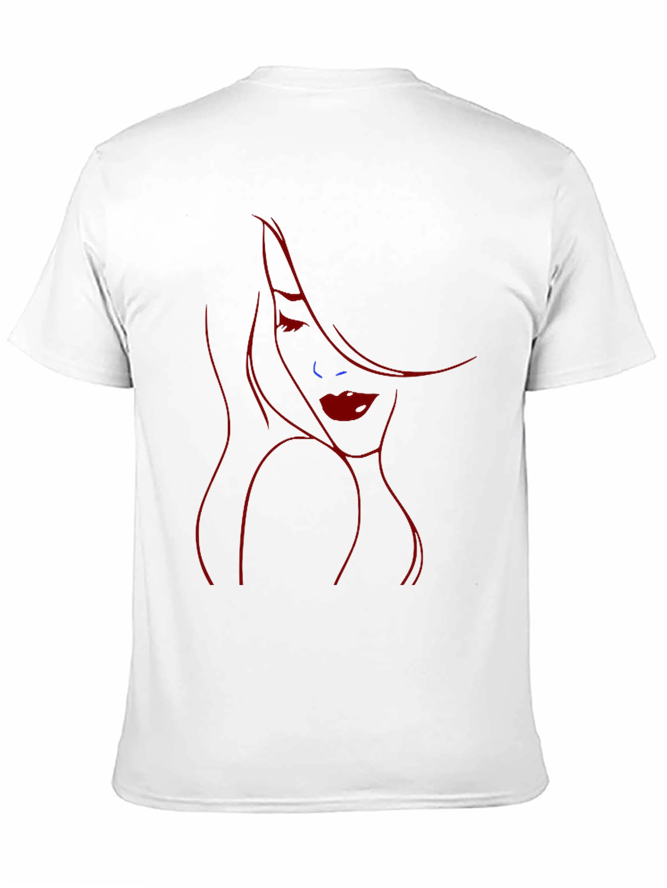 Stylish Black T-Shirt with Jessica Rabbit Inspired Design