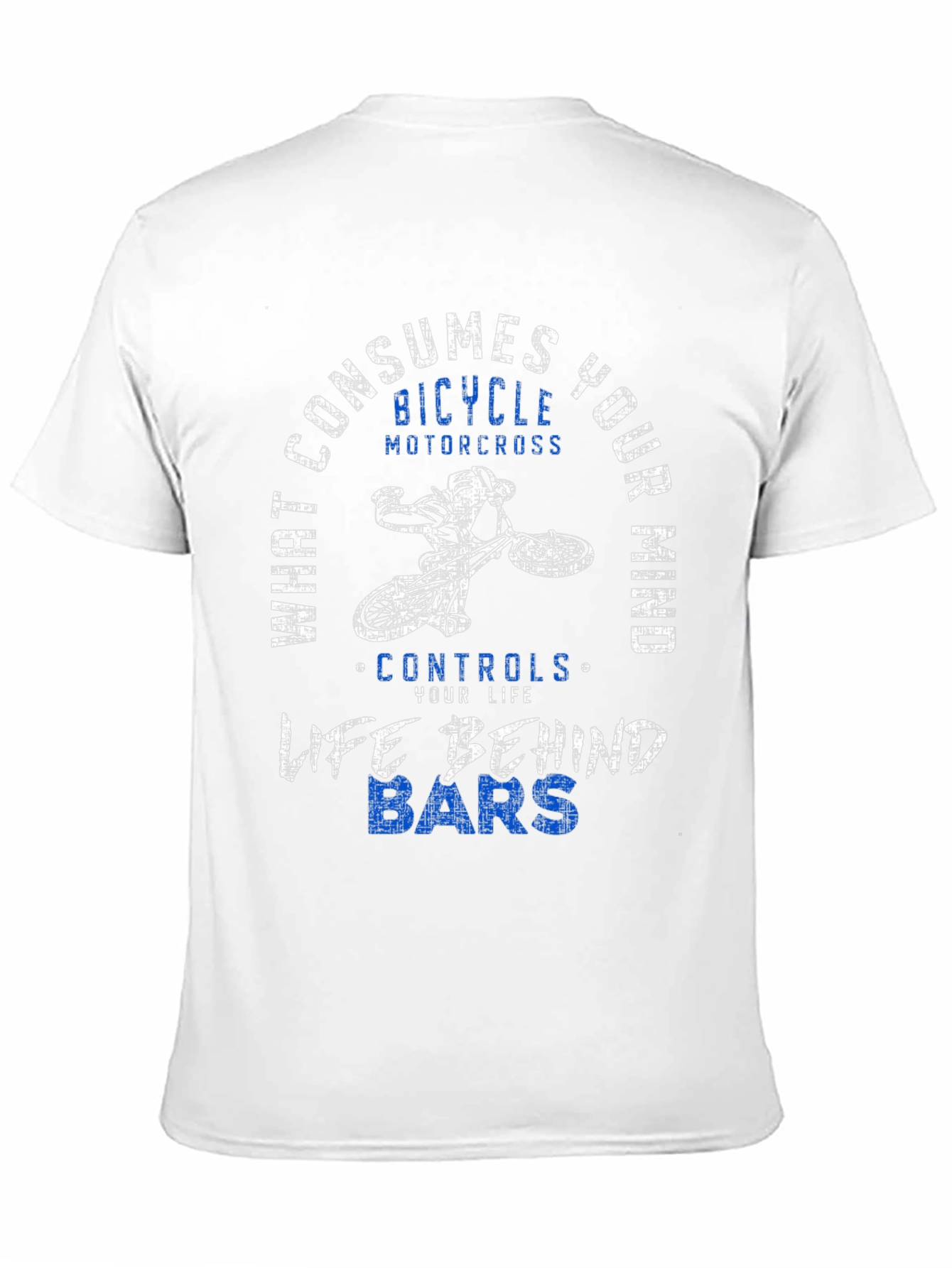 Bicycle Motocross T-Shirt - Life Behind Bars Graphic Tee