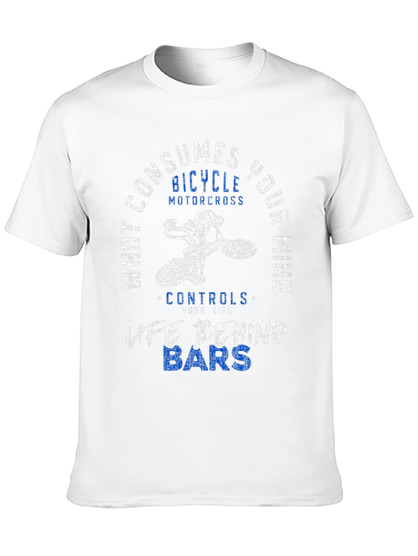 Bicycle Motocross T-Shirt - Life Behind Bars Graphic Tee