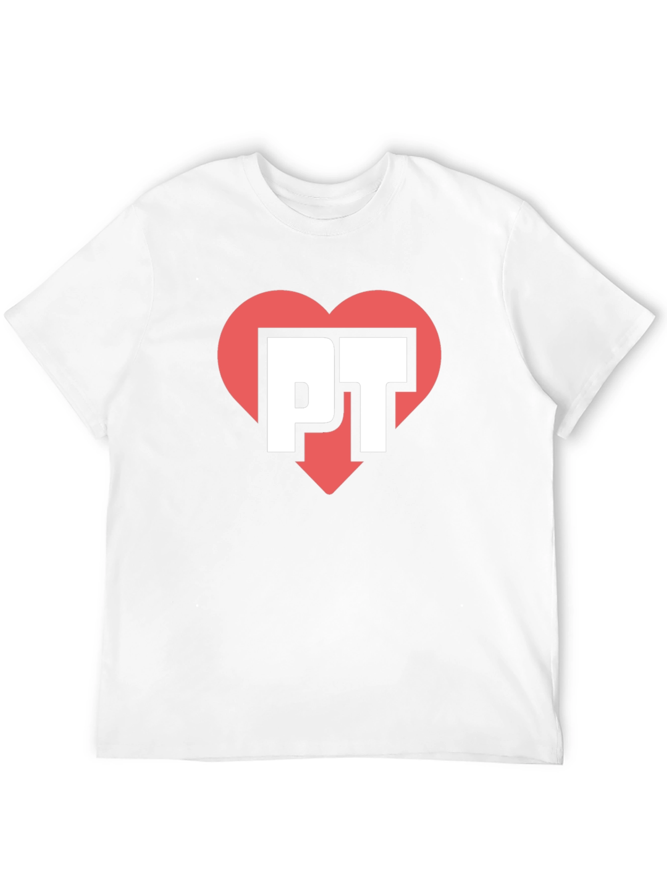 PT Heart Graphic Tee - Black Casual Shirt