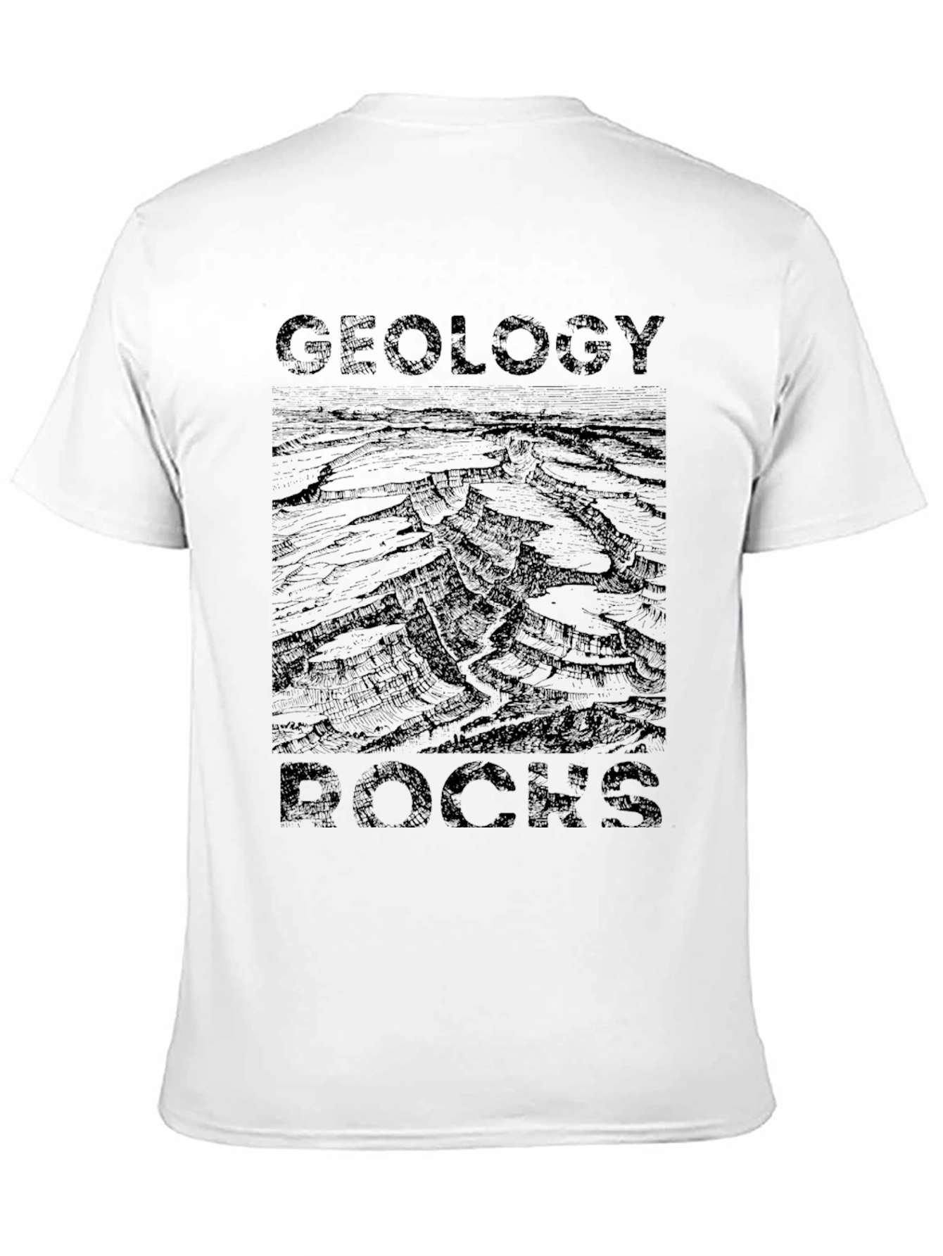 Geology Rocks Black Graphic T-Shirt