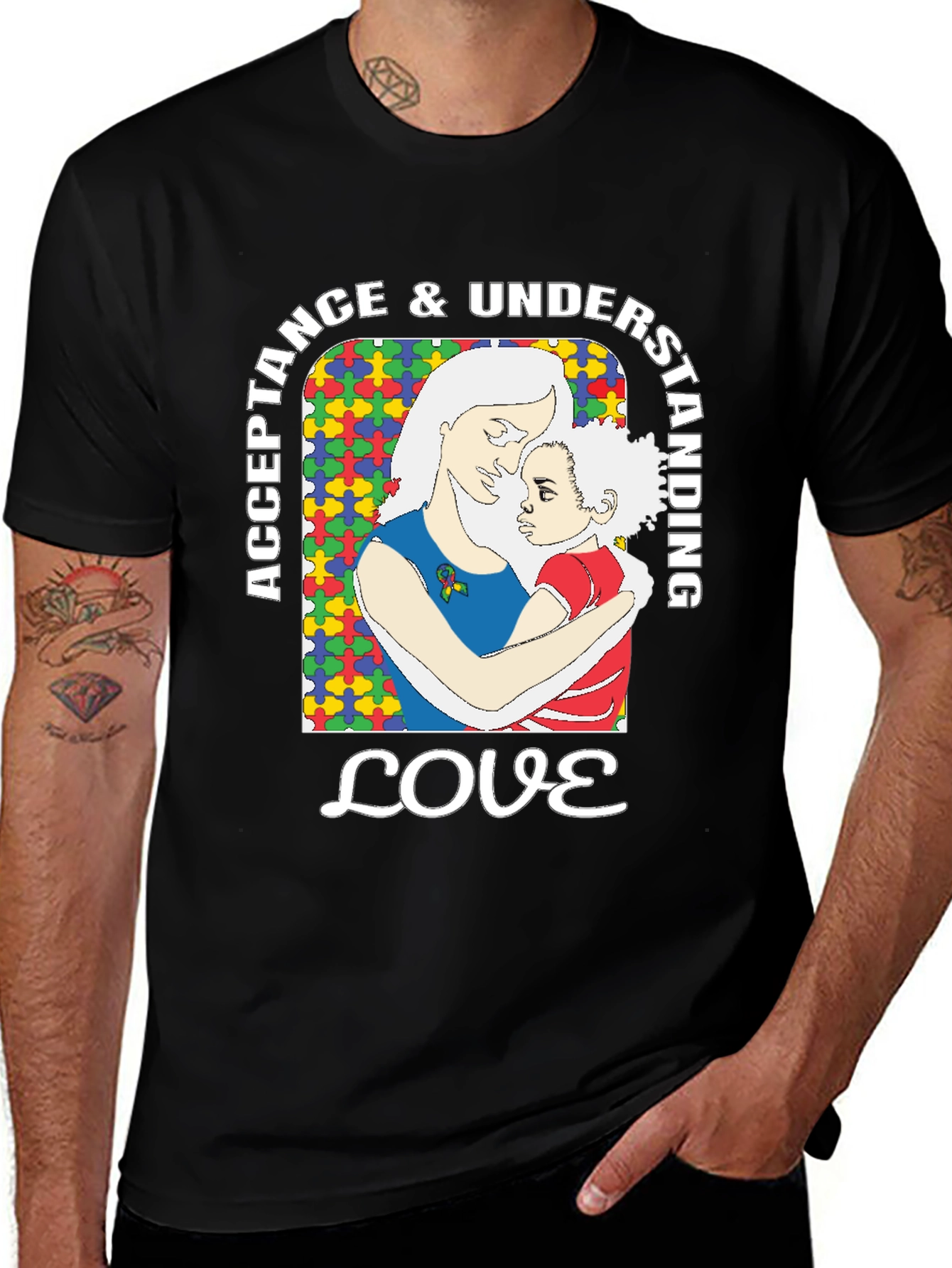 Autism Awareness T-Shirt: Acceptance Understanding Love