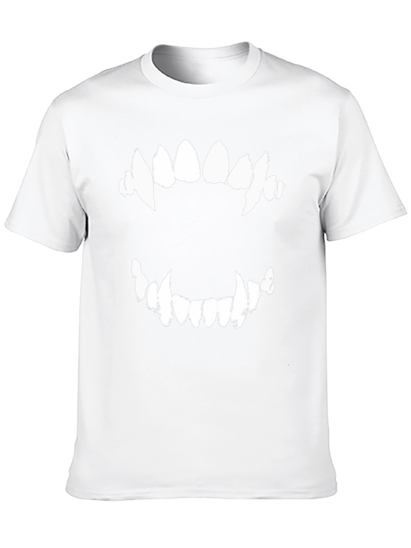 Mens Black Fang Graphic Tee