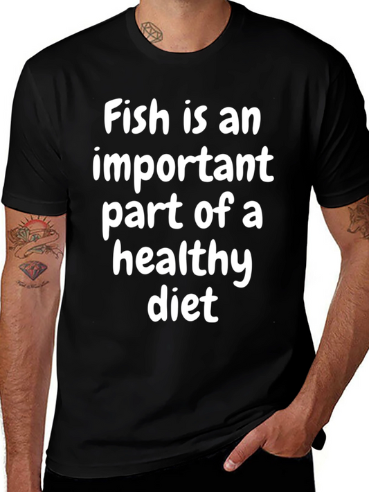 Fish Diet T-Shirt - Healthy Lifestyle Tee
