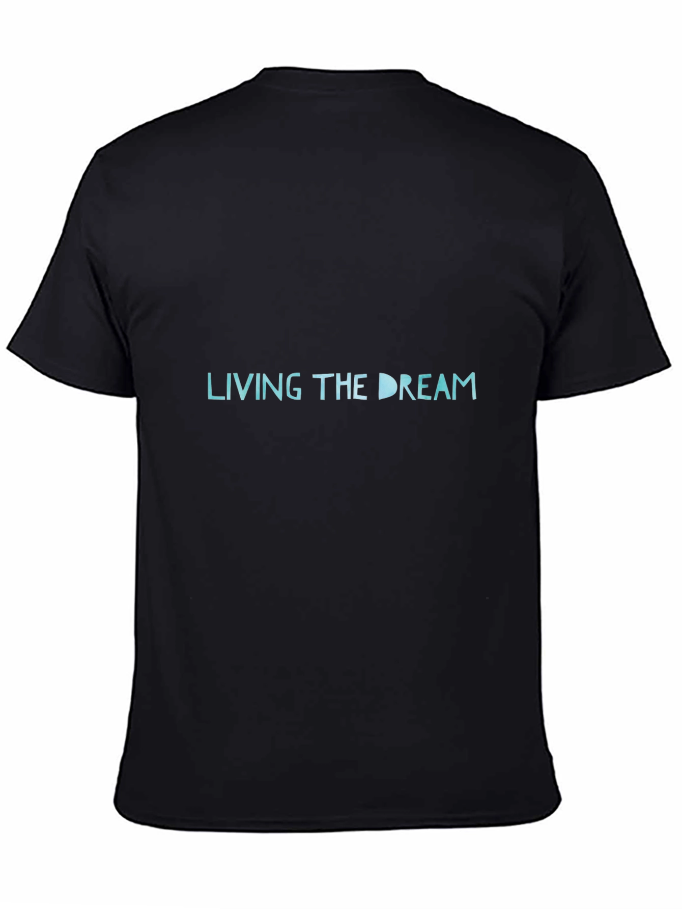 Living the Dream Black Graphic Tee