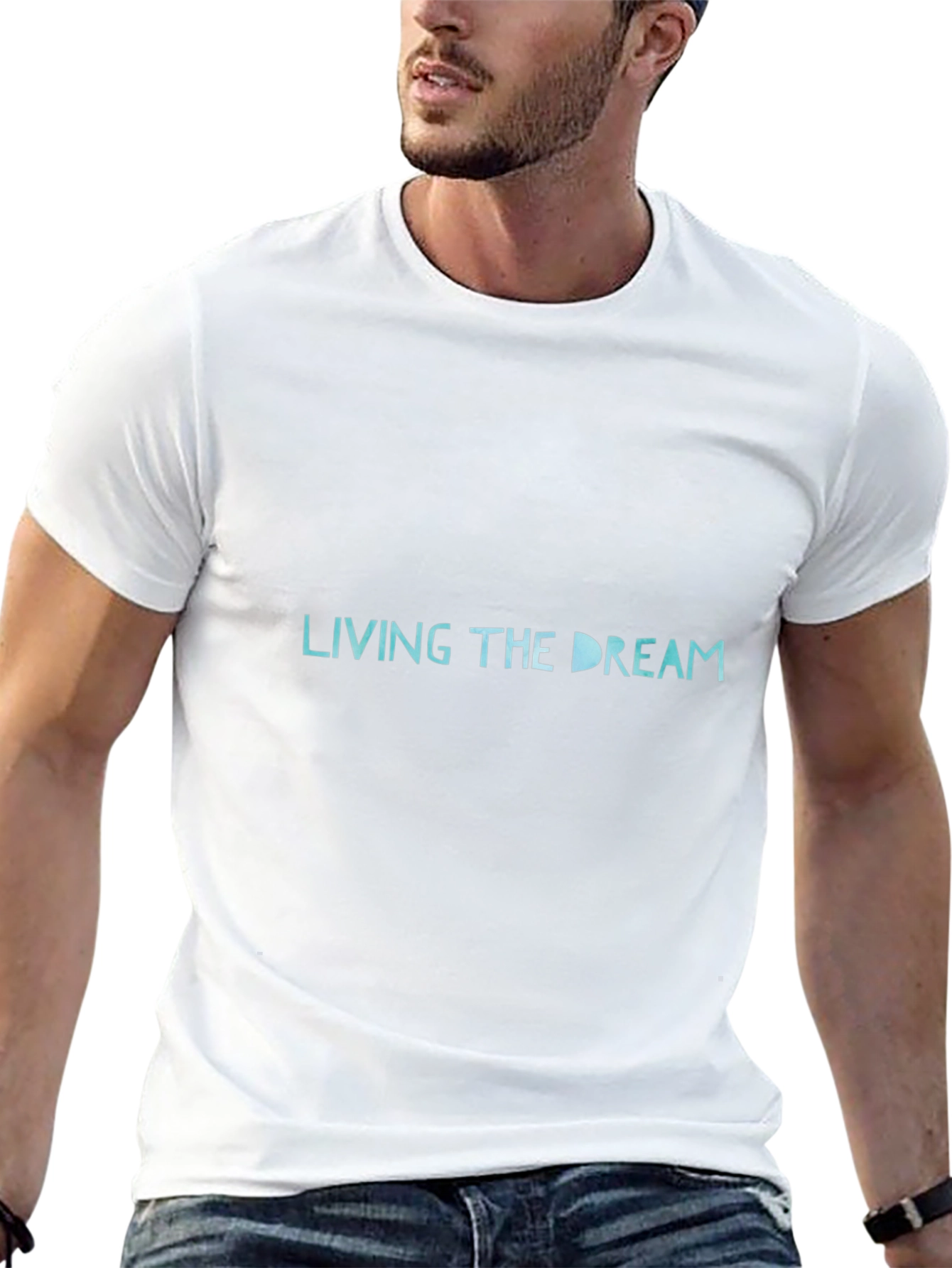 Living the Dream Black Graphic Tee