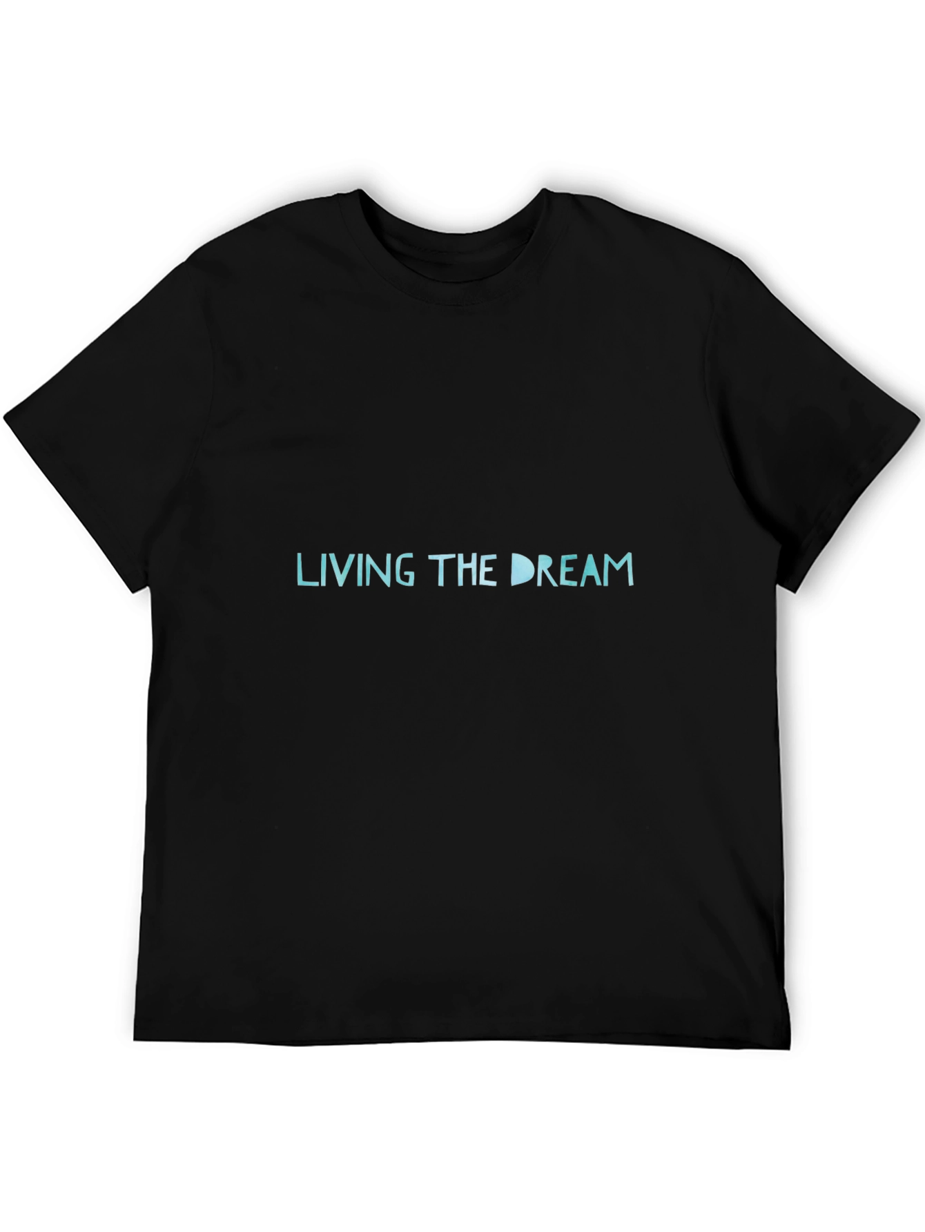 Living the Dream Black Graphic Tee
