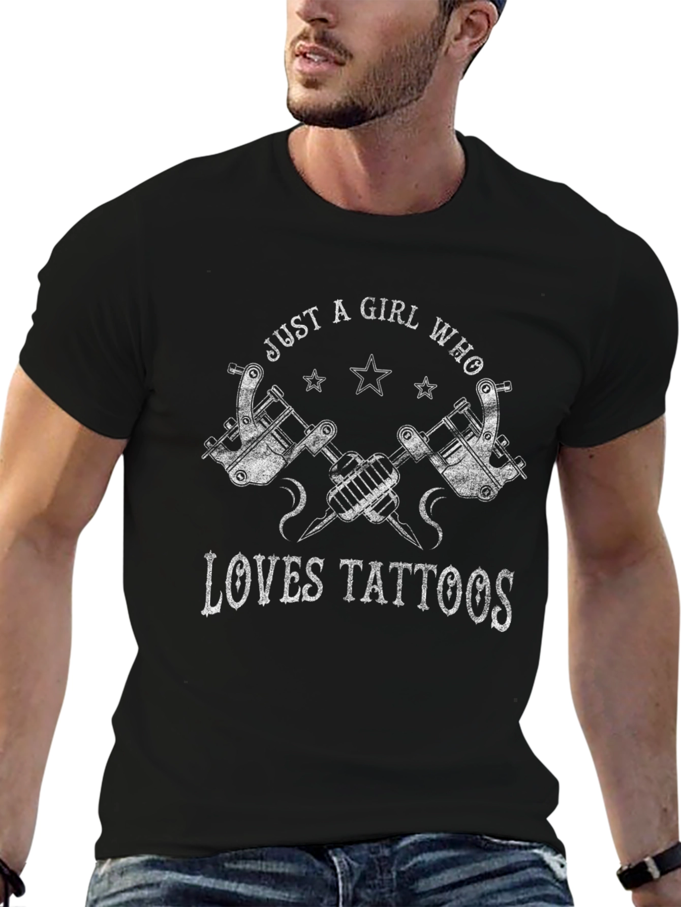 Just A Girl Who Loves Tattoos T-Shirt