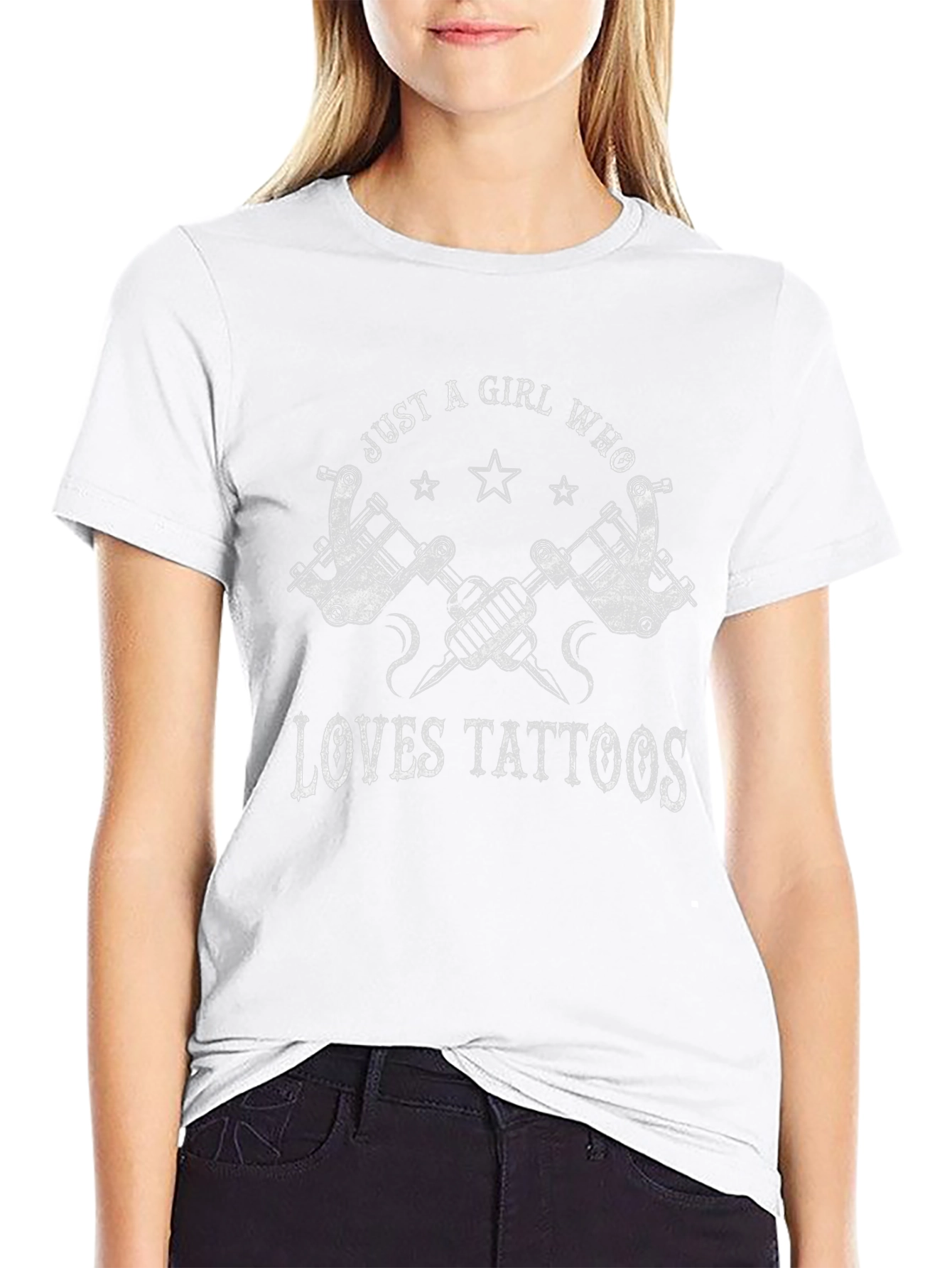 Just A Girl Who Loves Tattoos T-Shirt