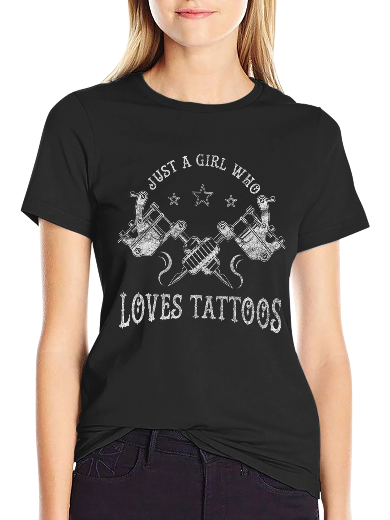 Just A Girl Who Loves Tattoos T-Shirt