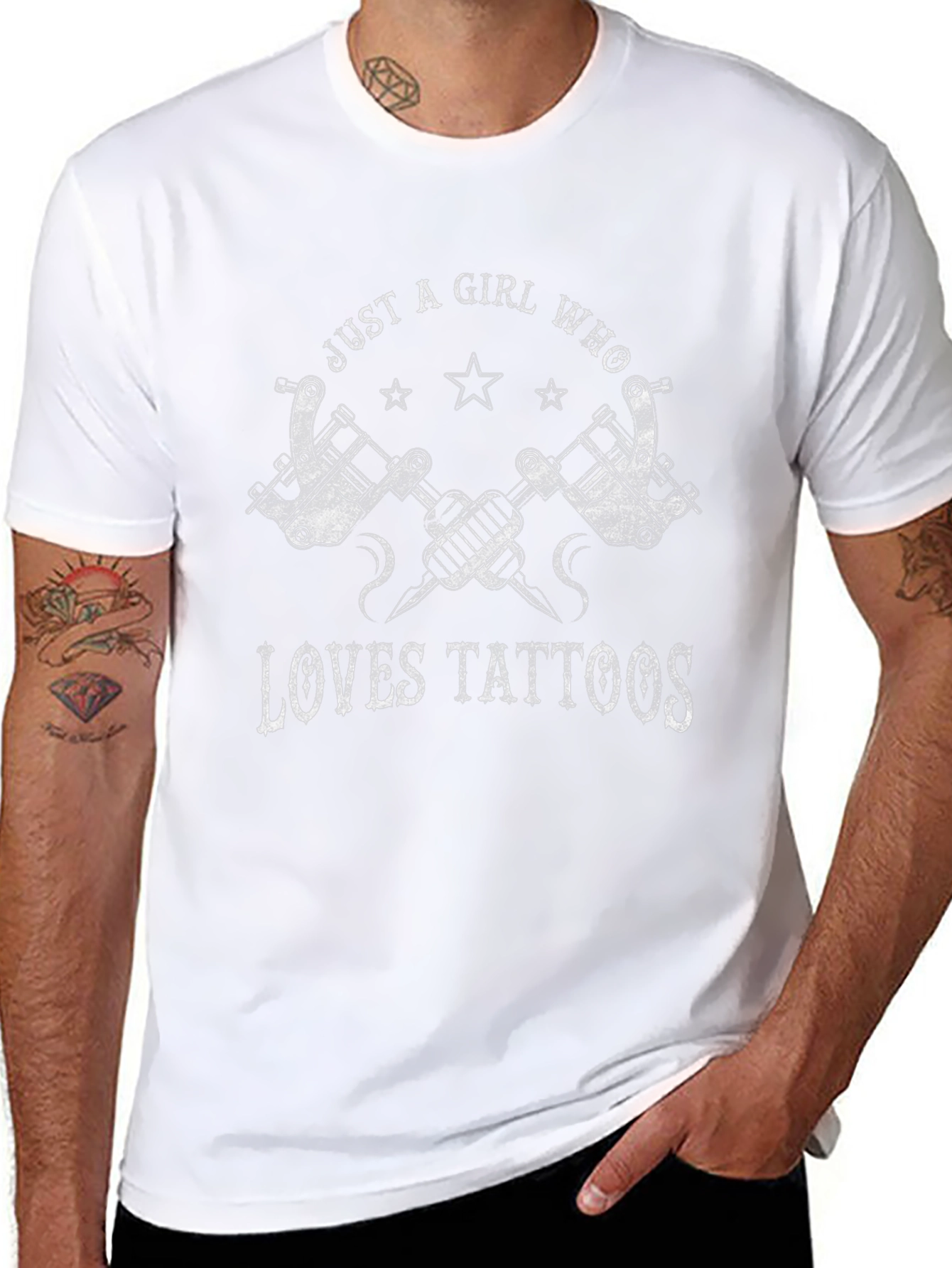 Just A Girl Who Loves Tattoos T-Shirt