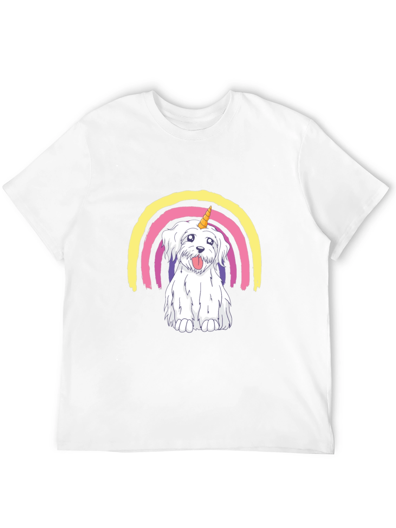 Dog Unicorn Rainbow T-Shirt