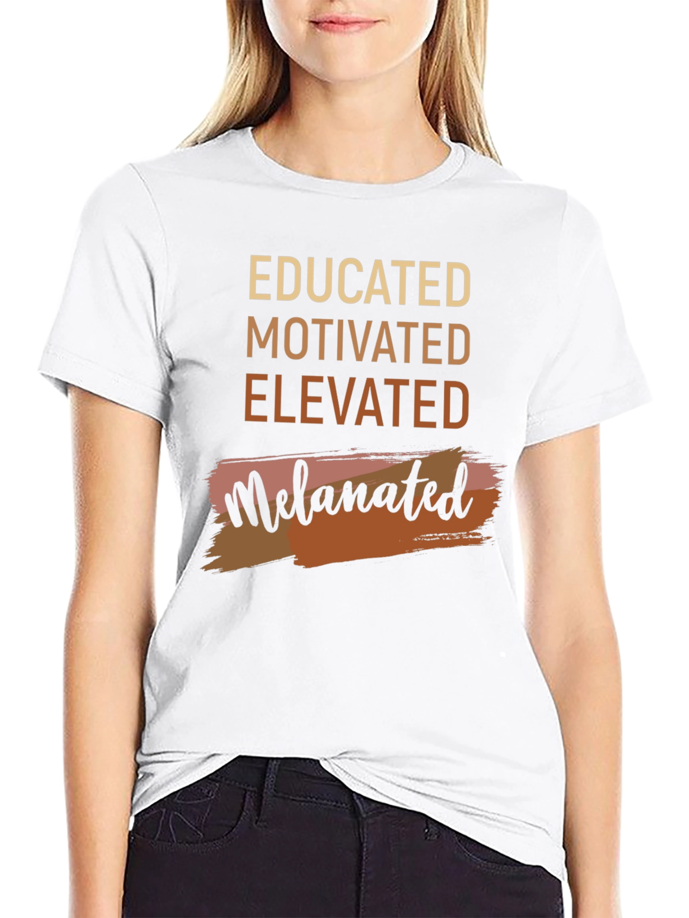 Educated Motivated Elevated Melanated T-Shirt