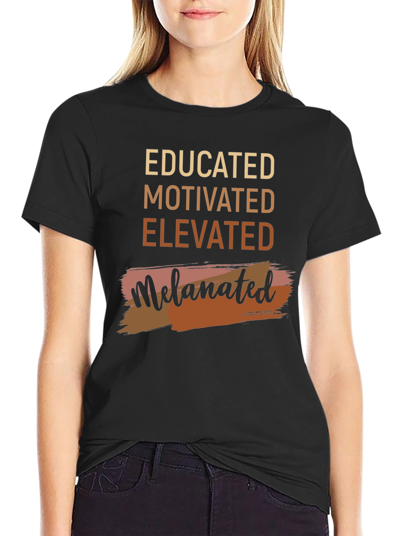 Educated Motivated Elevated Melanated T-Shirt