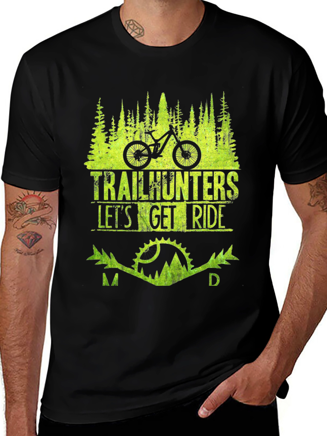 Trailhunters Lets Get Ride Black T-Shirt