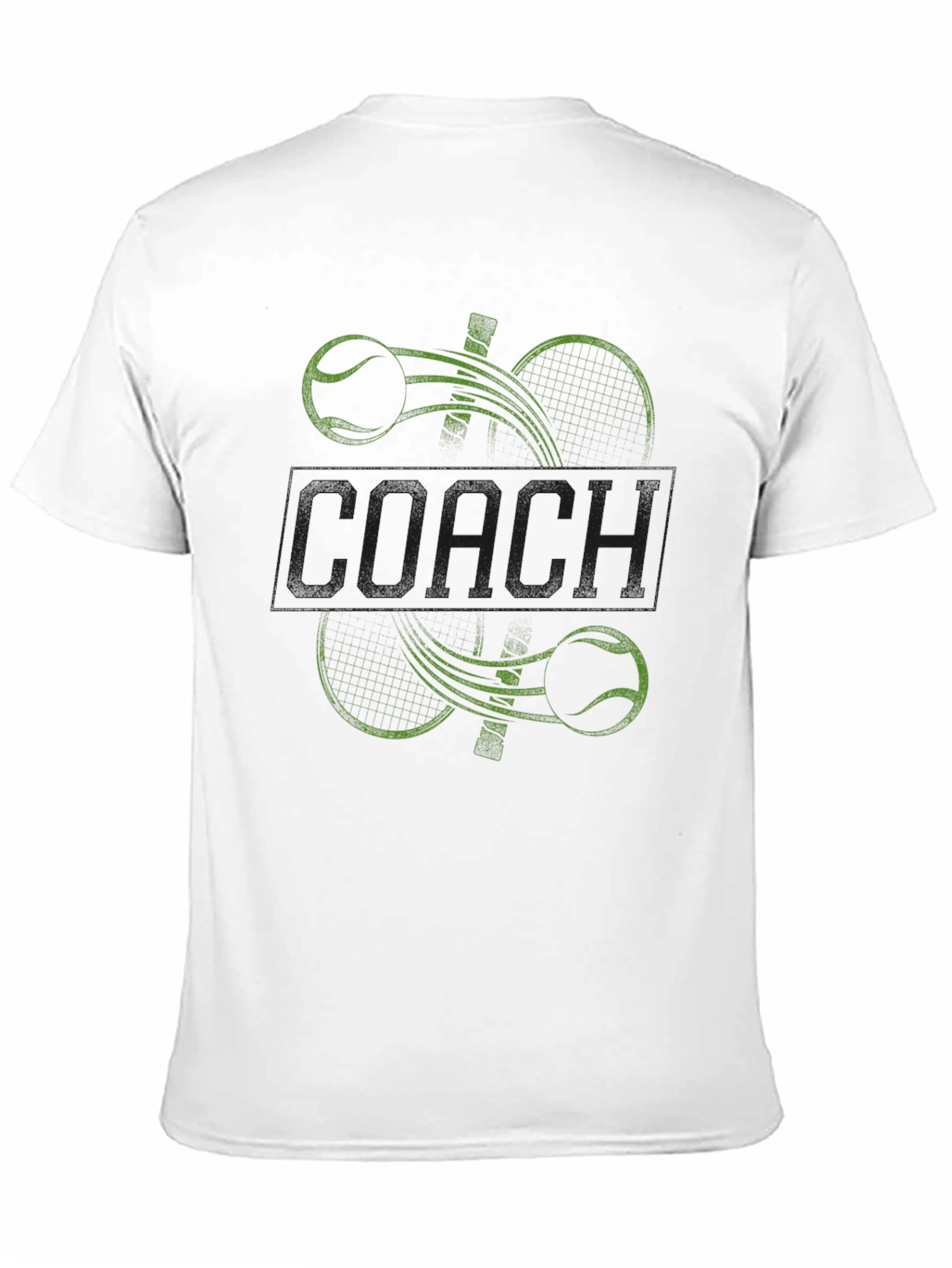 Tennis Coach Graphic T-Shirt Sport Tee