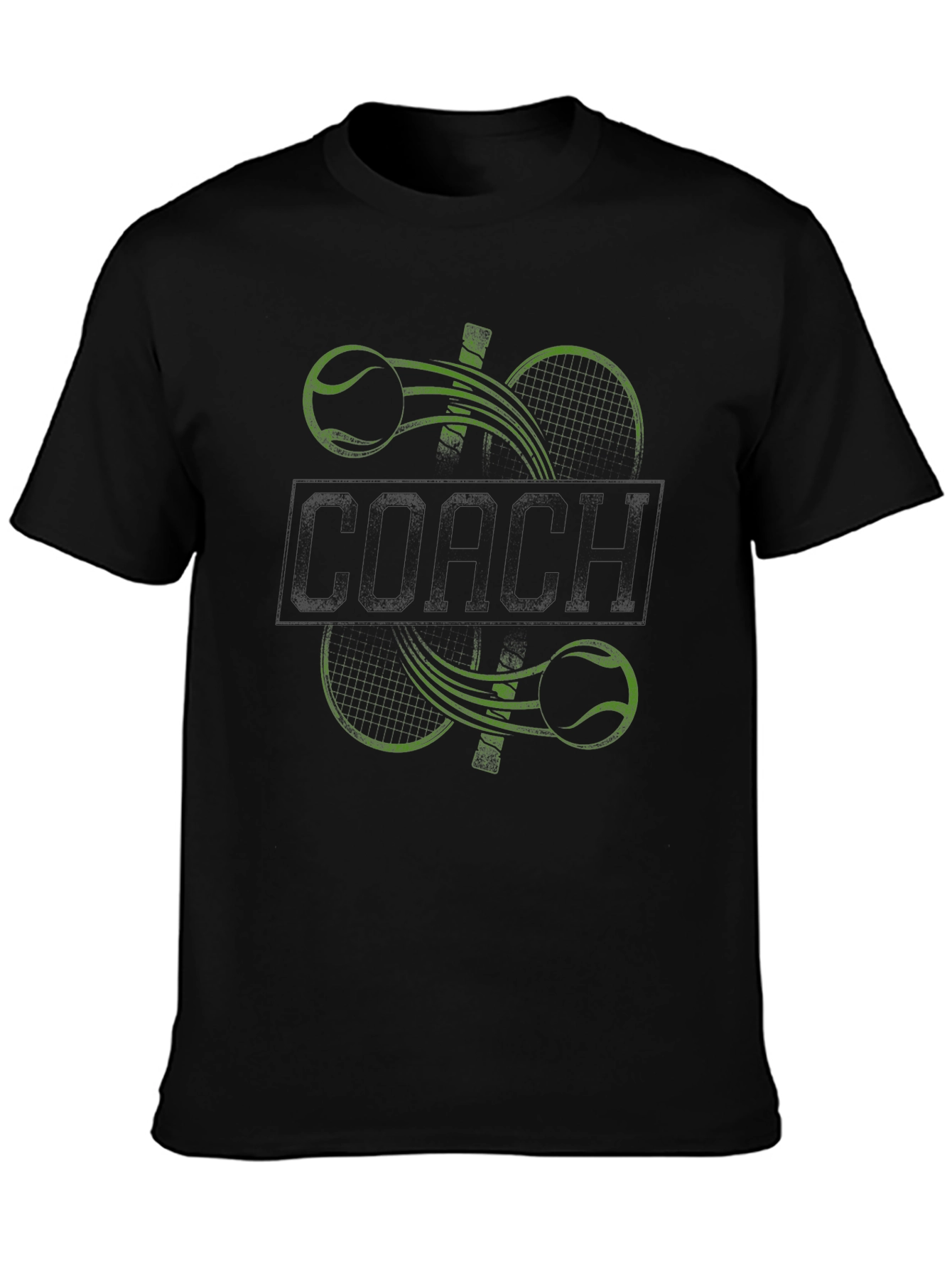 Tennis Coach Graphic T-Shirt Sport Tee