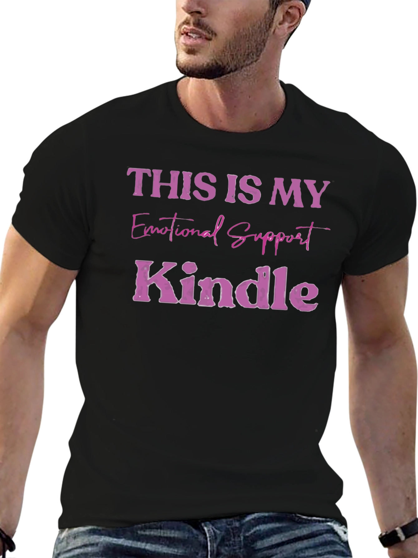 Emotional Support Kindle T-Shirt